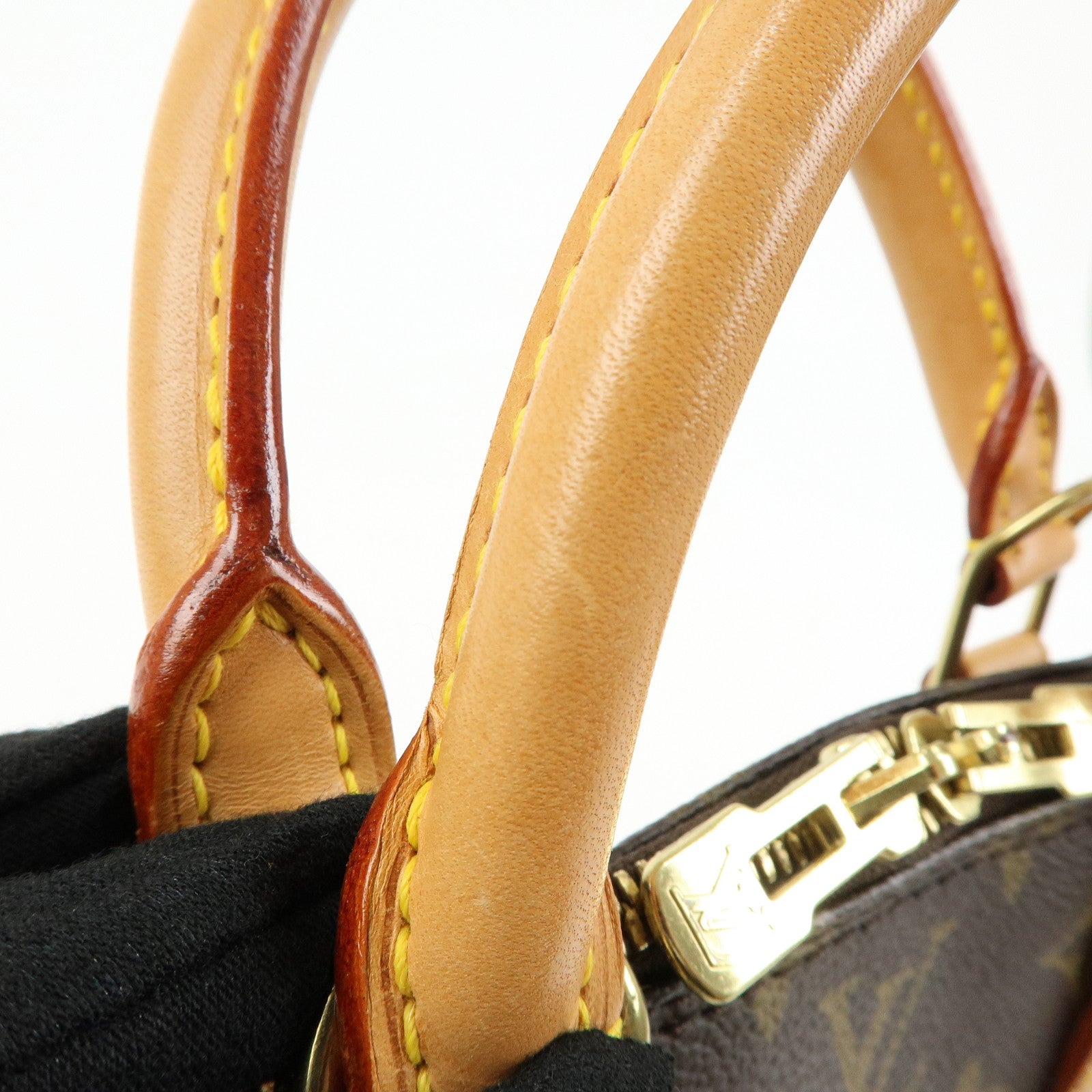 Louis Vuitton Monogram Alma Hand Bag Brown M51130