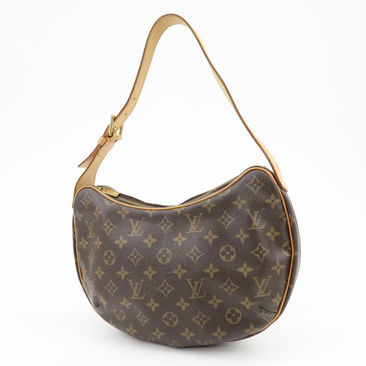 Louis Vuitton Monogram Croissant MM Shoulder Bag Brown M51512