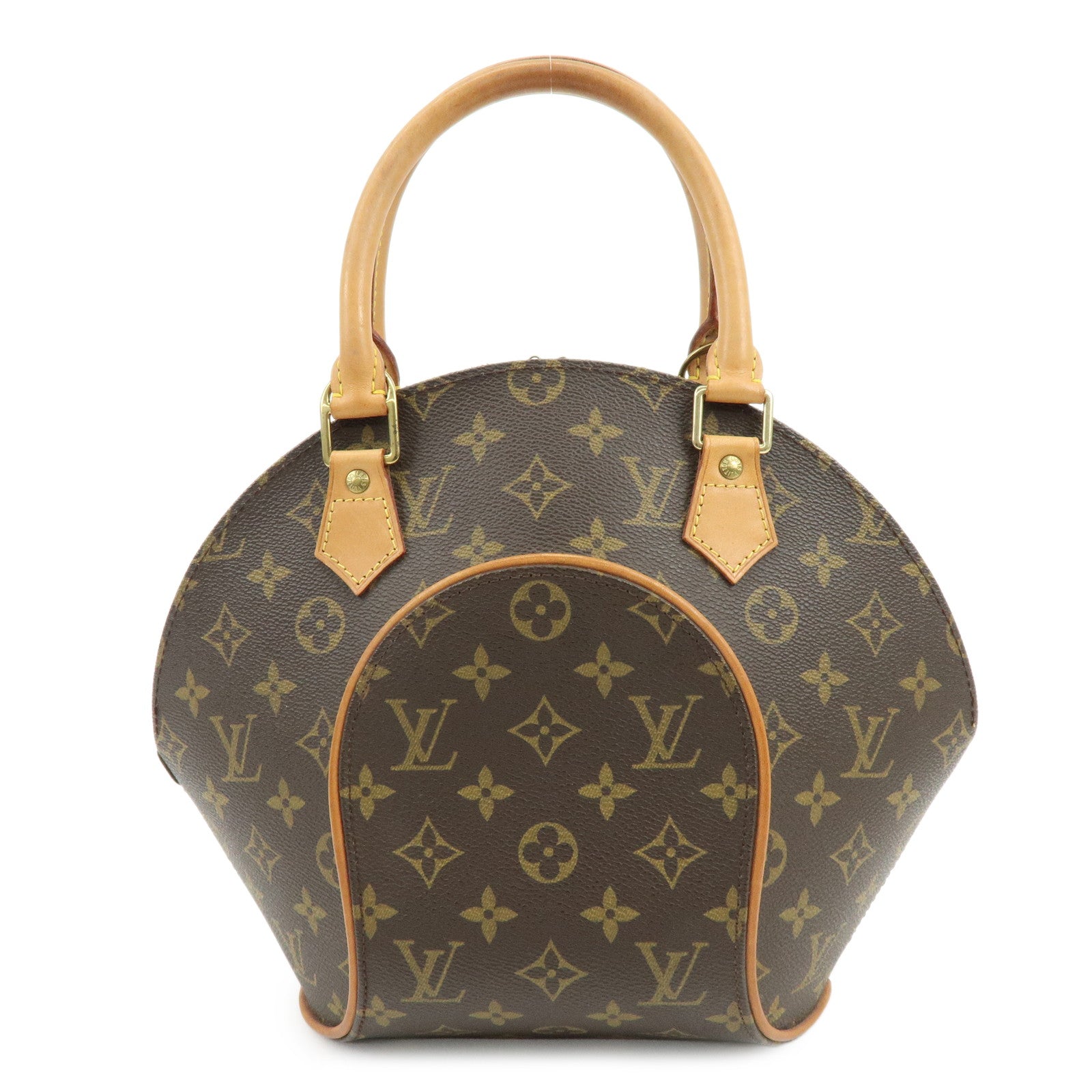 Louis Vuitton Monogram Ellipse PM Hand Bag Brown M51127