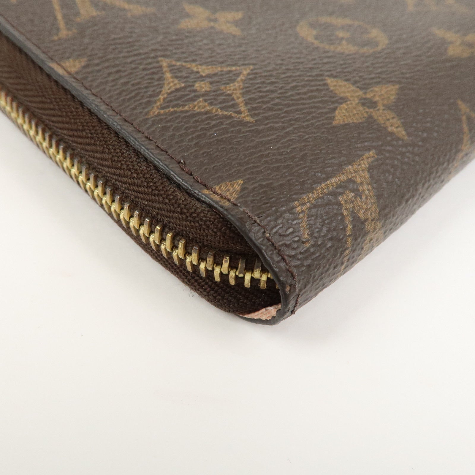 Louis Vuitton Monogram Zippy Long Wallet Rose Ballerine M41894