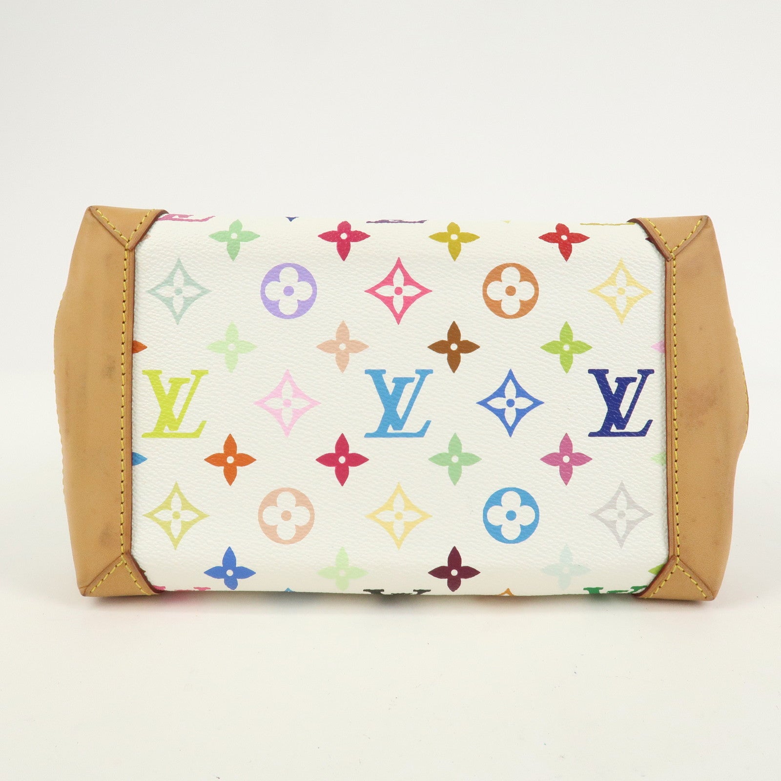 Louis Vuitton Monogram Multicolor Audra Hand Bag Blanc M40047