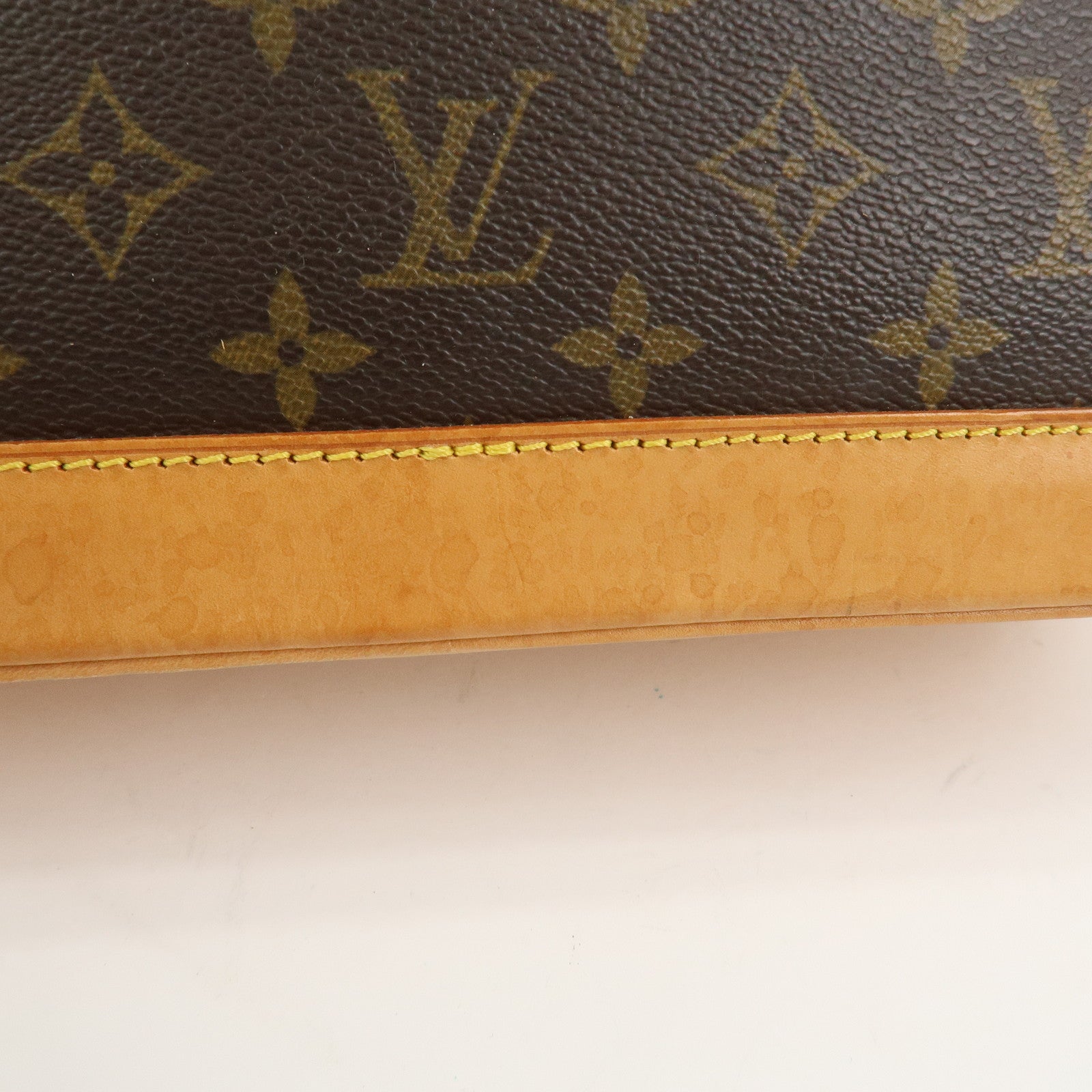 Louis Vuitton Monogram Canvas Alma Hand Bag Brown M51130