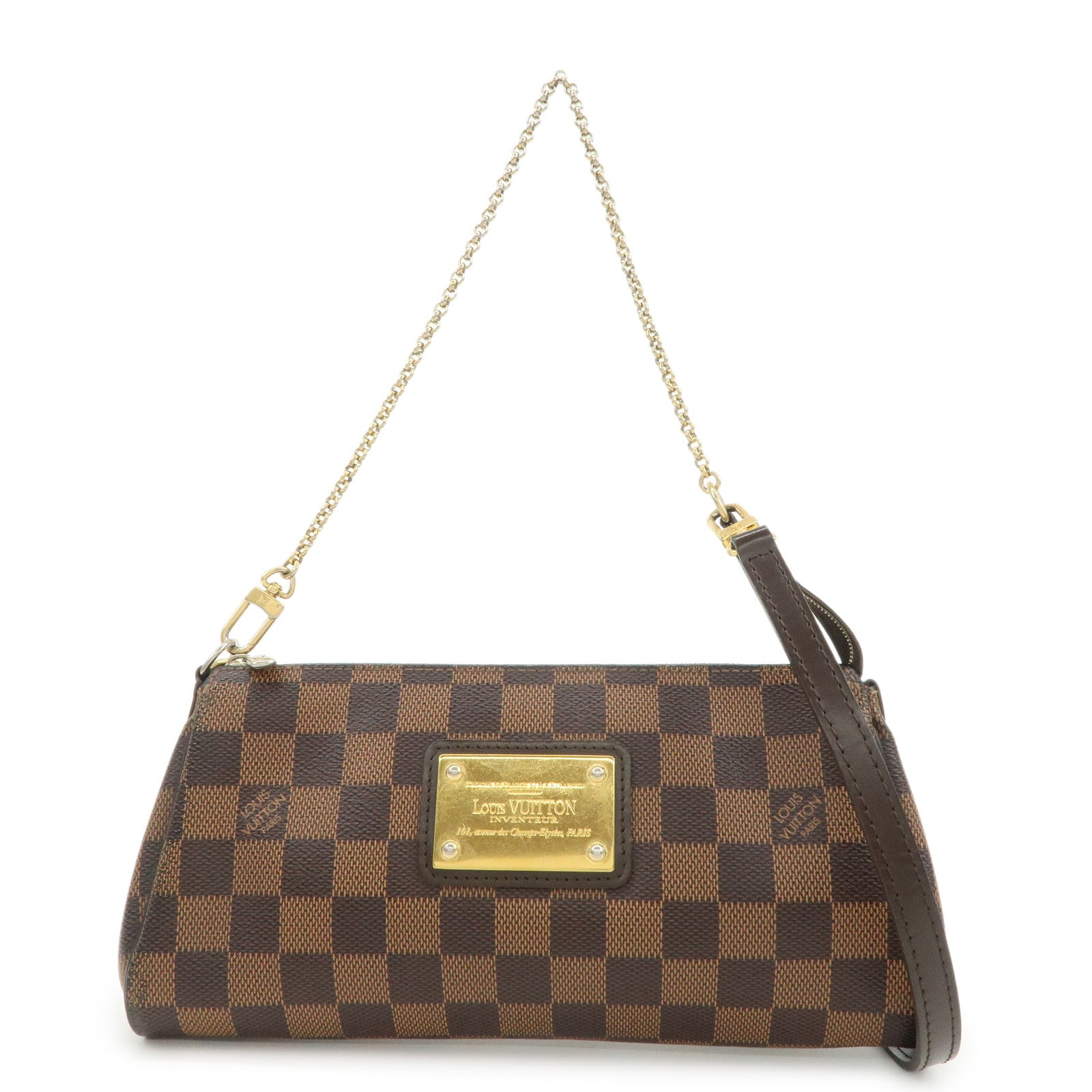 Louis Vuitton Damier Eva 2Way Hand Shoulder Bag Damier Ebene N55213