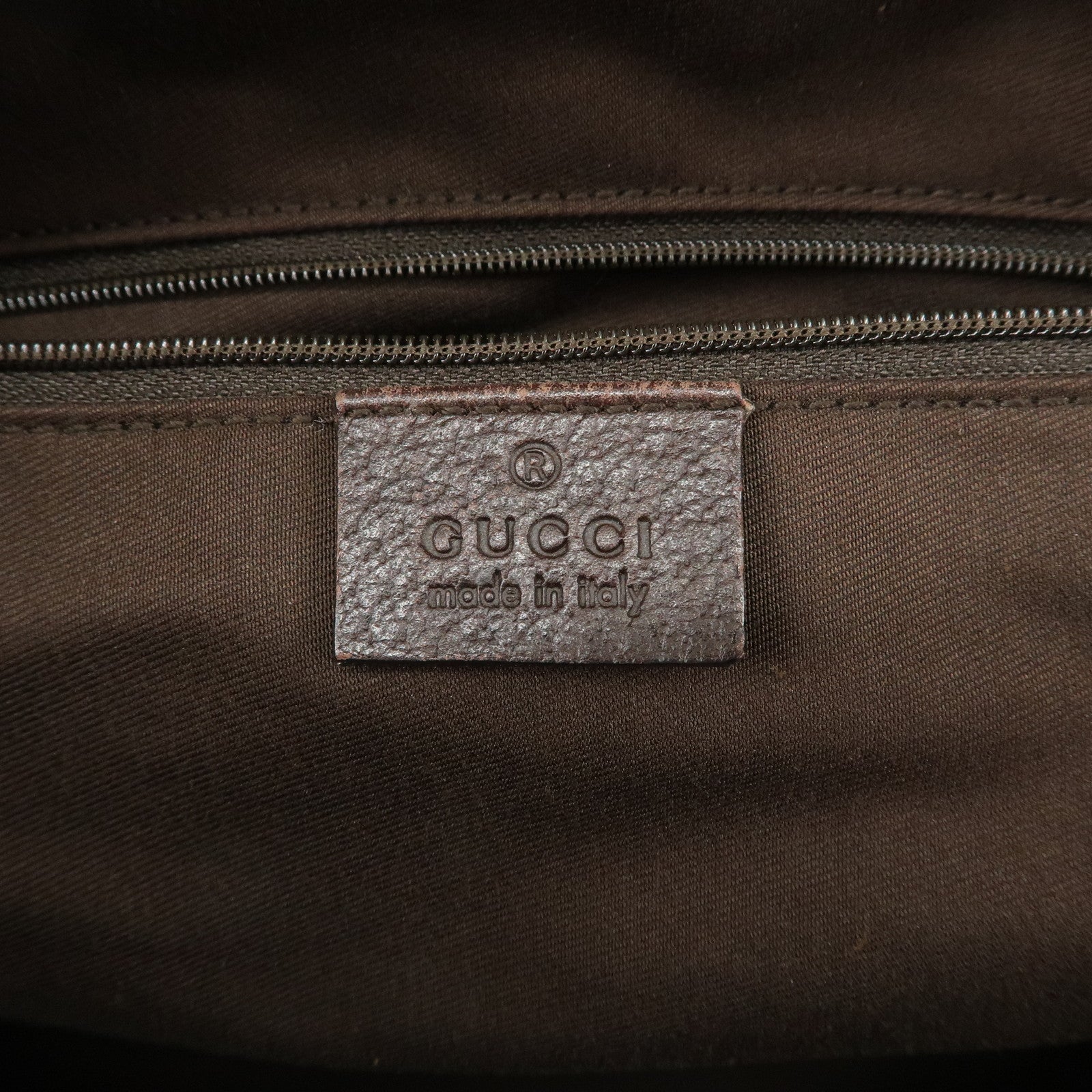 GUCCI Abbey GG Canvas Leather Shoulder Hand Bag Beige Brown 141470 Used