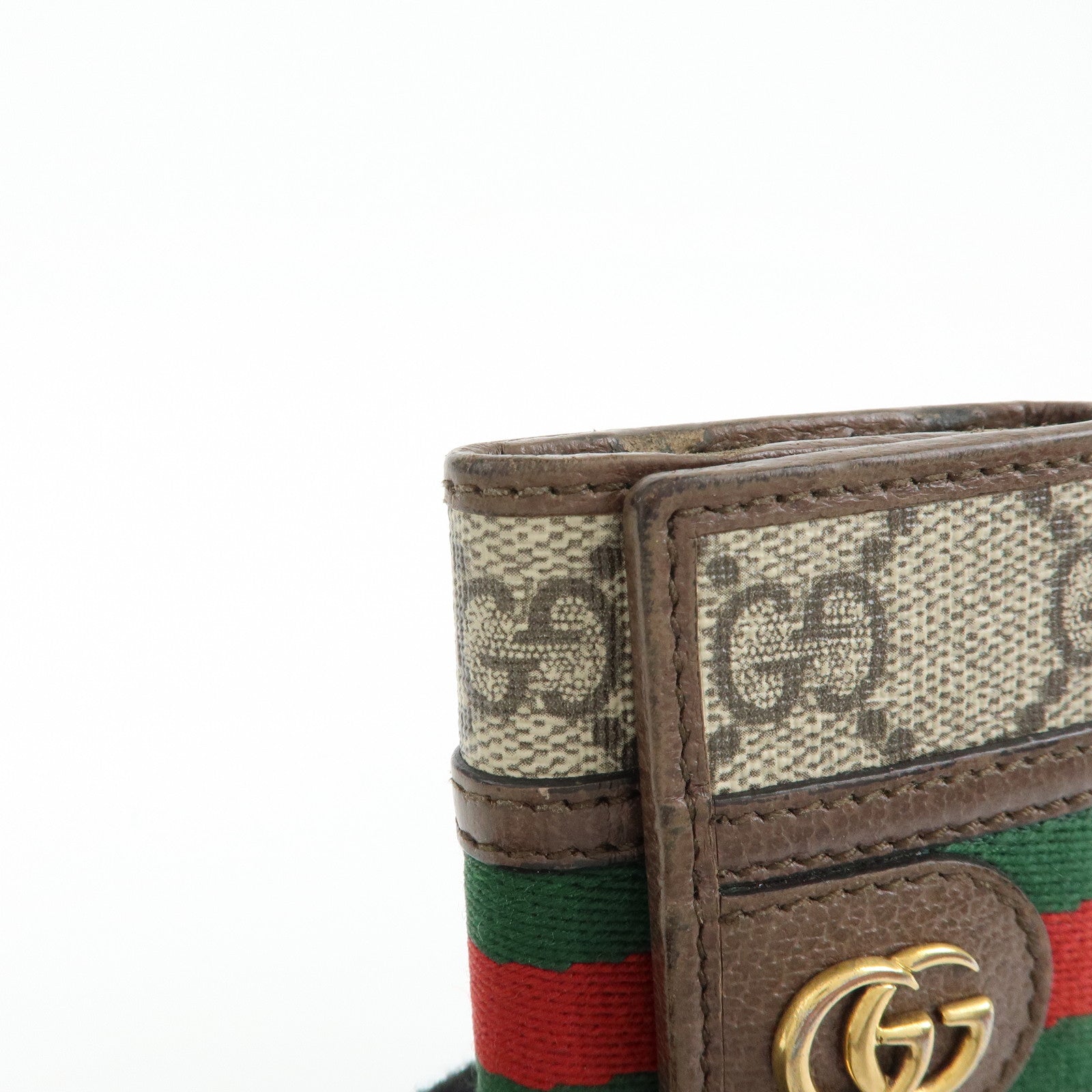 GUCCI GG Marmont Sherry GG Supreme Leather 6 Ring Key Case 603732
