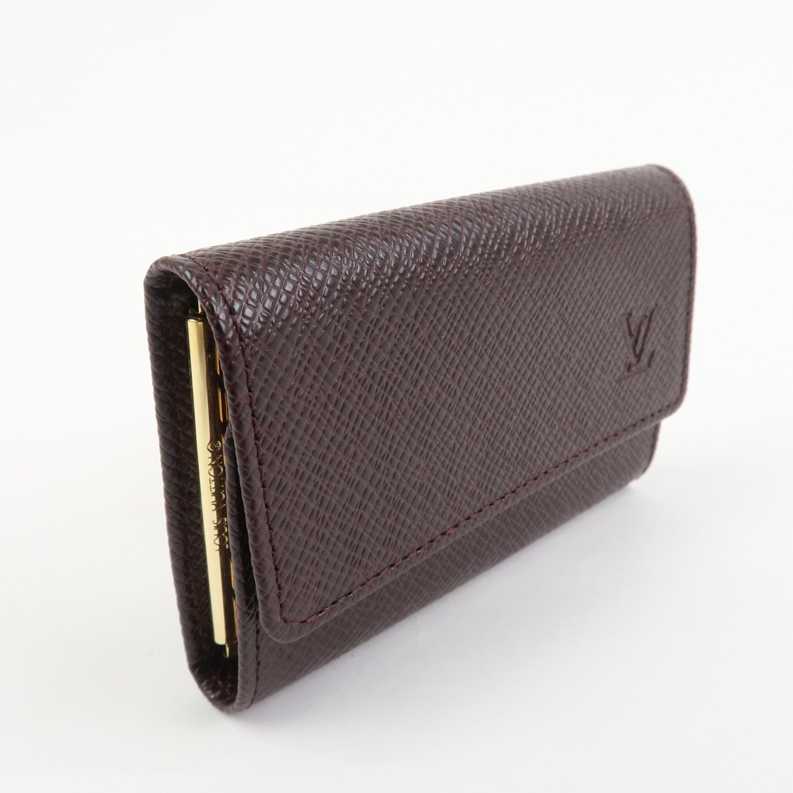 Louis Vuitton Taiga Leather Multiclés 6 Key Case Acajou M30536