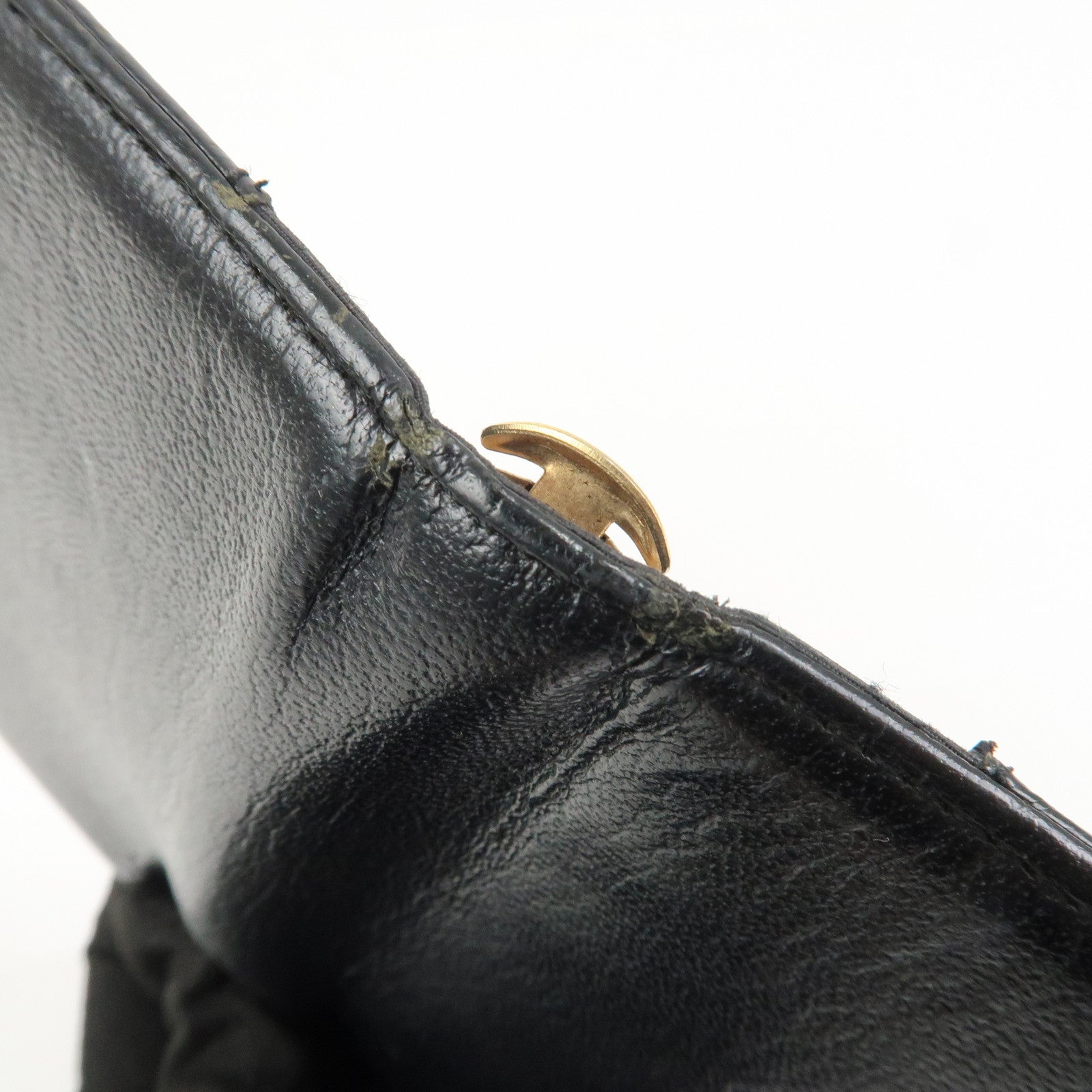 CHANEL COCO Mark Leather Planner Cover Agenda Black