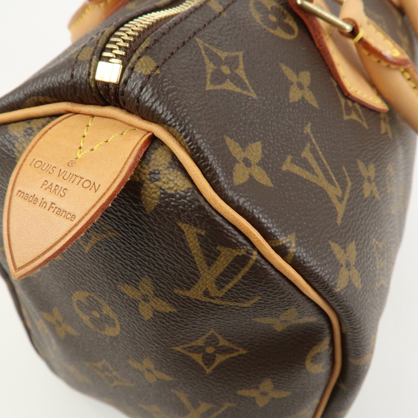 Louis Vuitton Monogram Speedy 30 Boston Bag Hand Bag Brown M41526