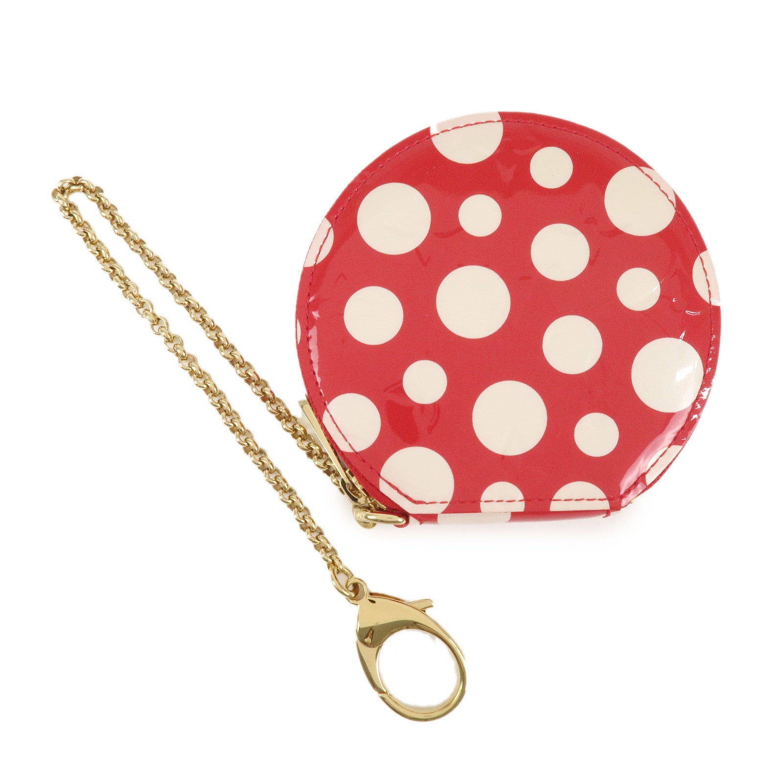 Louis Vuitton Vernis Yayoi Kusama Porte Monnaie Chapeau Coin M91570 Used
