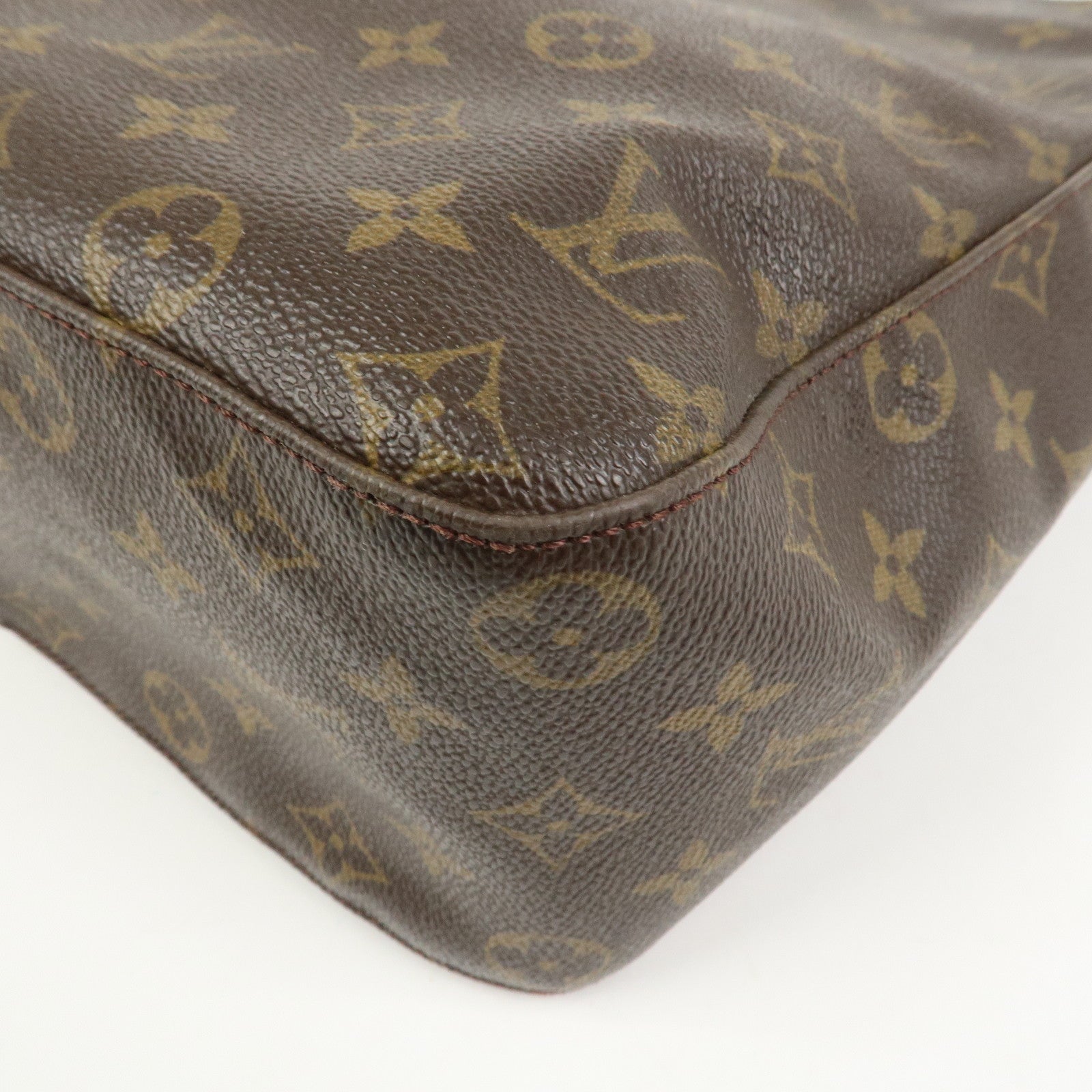 Louis Vuitton Monogram Looping GM Shoulder Bag Brown M51145