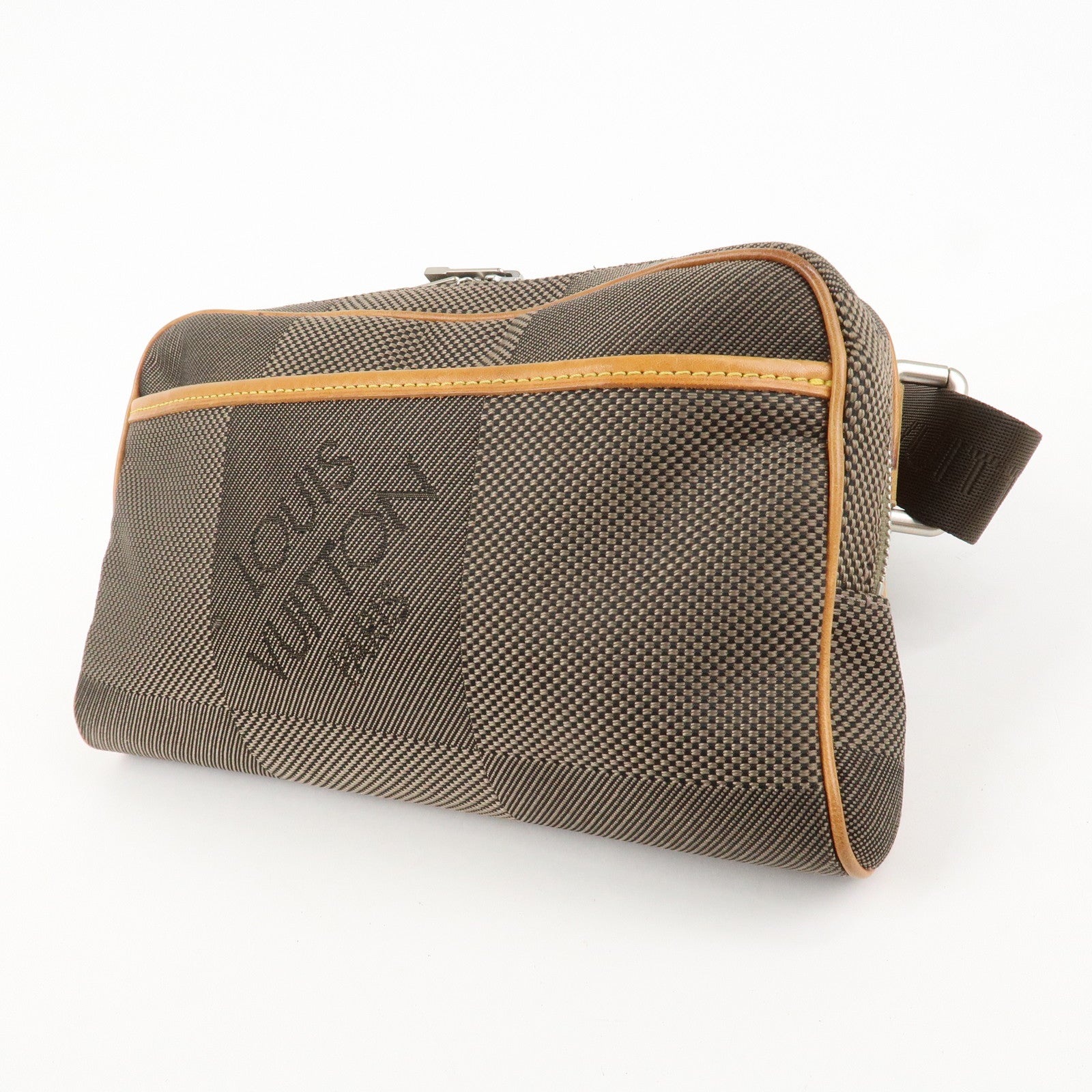 Louis Vuitton Damier Geant Acrobat Waist Crossbody Bag Terre M93619 Used