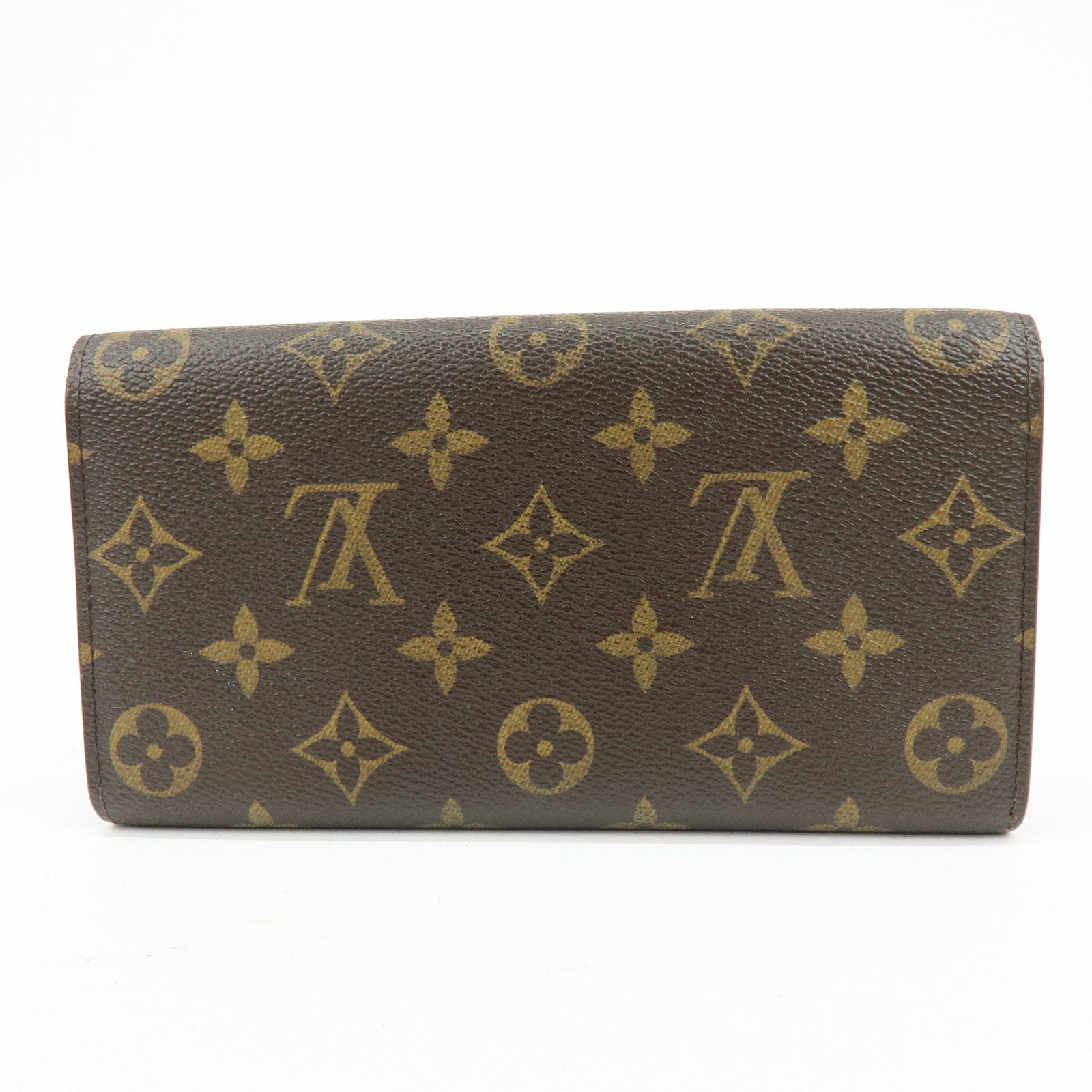 Louis Vuitton Monogram Portefeuille Sarah Long Wallet Brown M61734