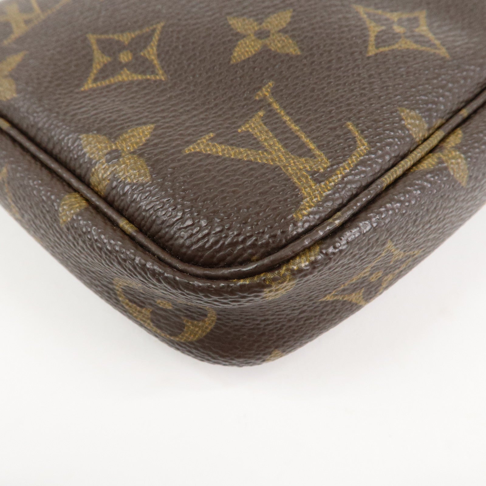 Louis Vuitton Monogram Pochette Accessoires Pouch Brown N41206 Used