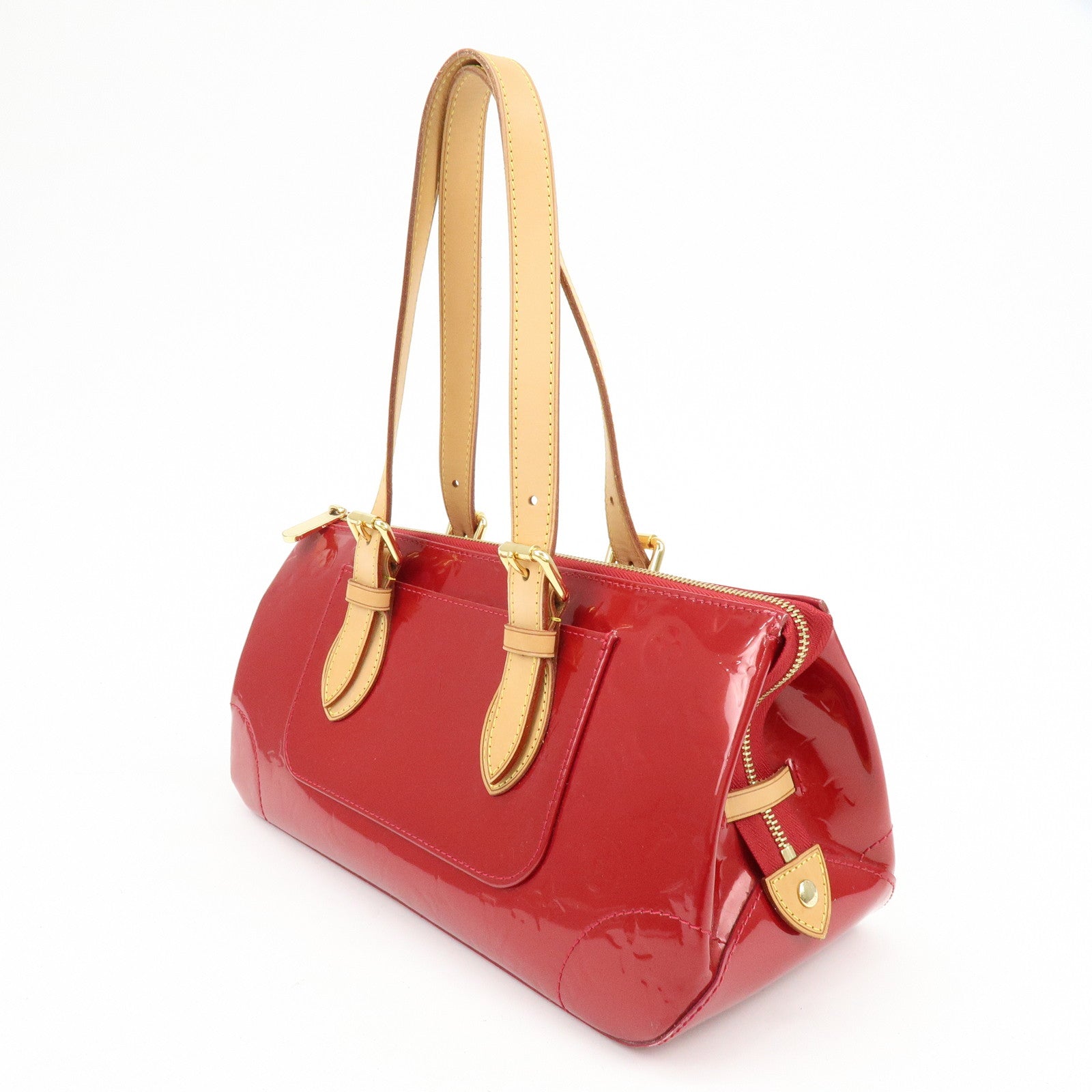 Louis Vuitton Vernis Rosewood Avenue Hand Bag Pomme DAmour M93507