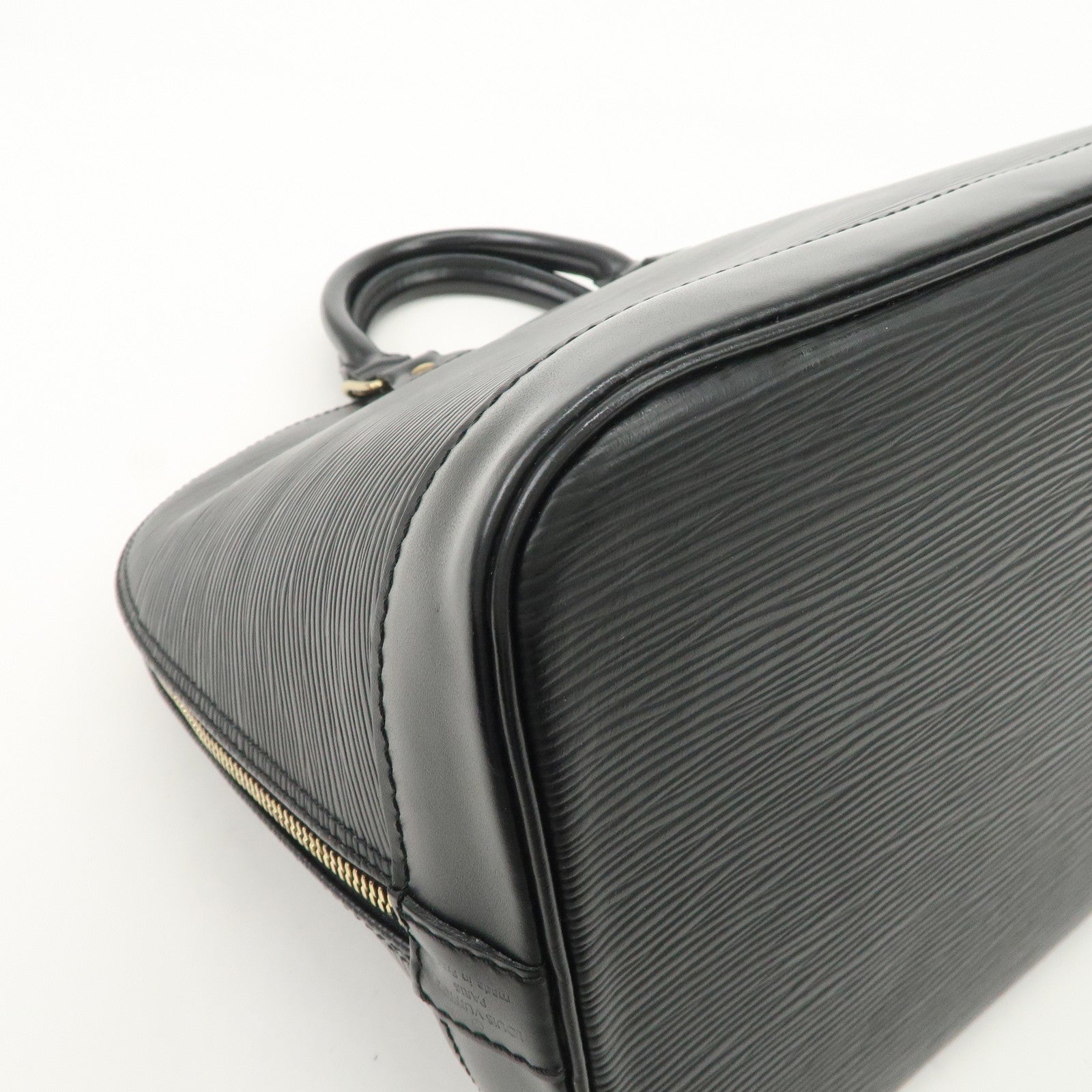 Louis Vuitton Epi leather Alma PM Hand Bag New Style Noir M40302