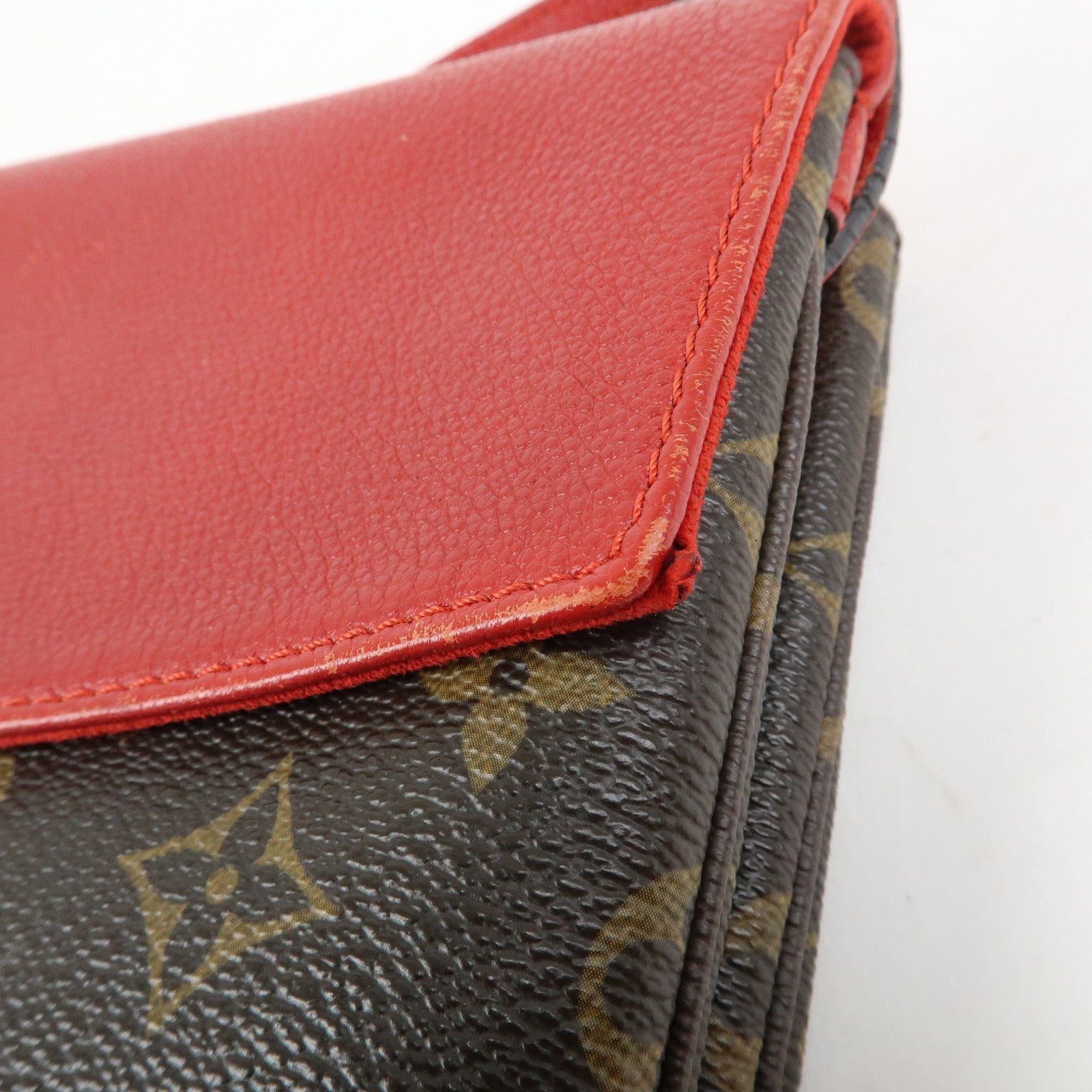 Louis Vuitton Monogram Twice Shoulder Crossbody Bag Cerise M50184