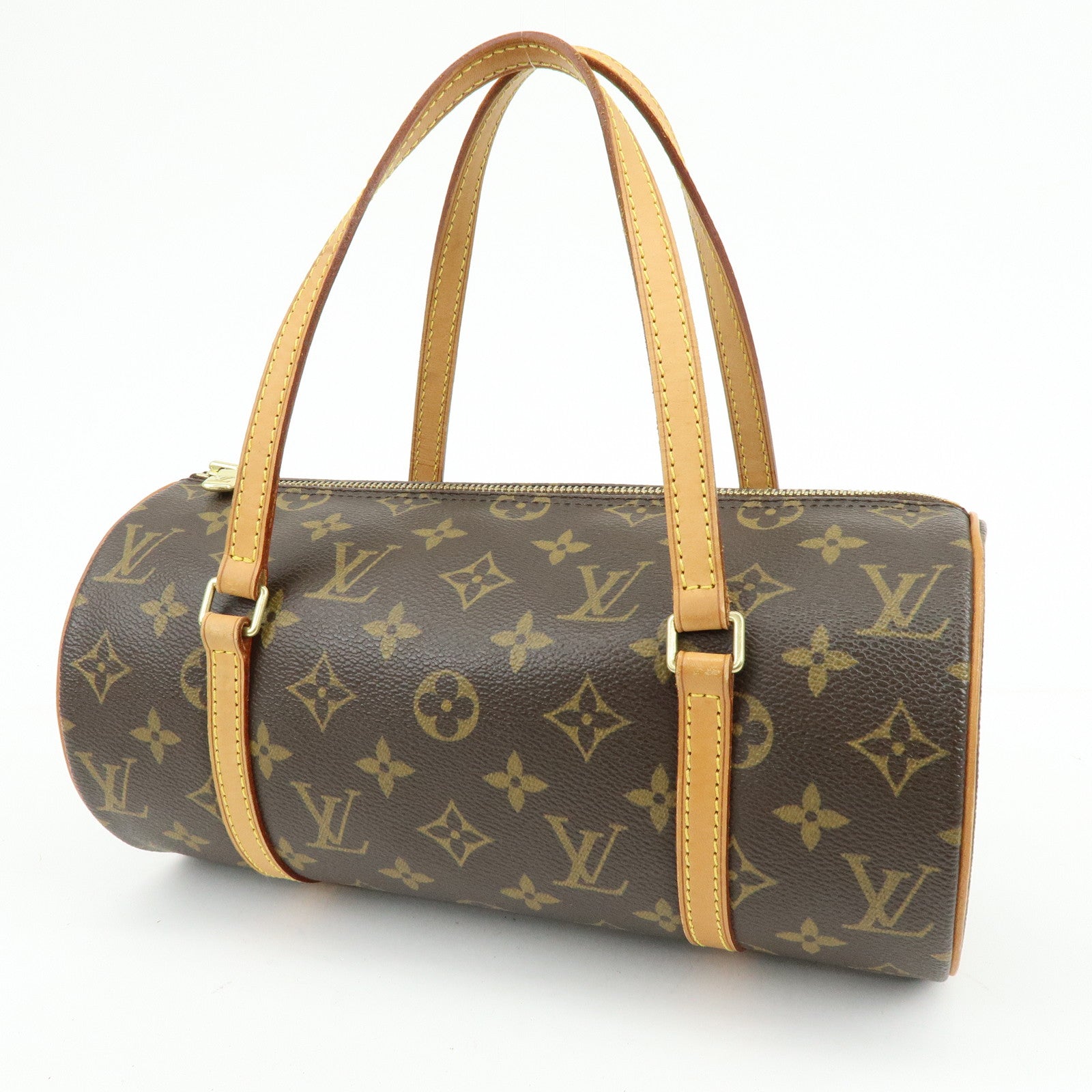 Louis Vuitton Monogram Papillon 26 Canvas Hand Bag Brown M51386