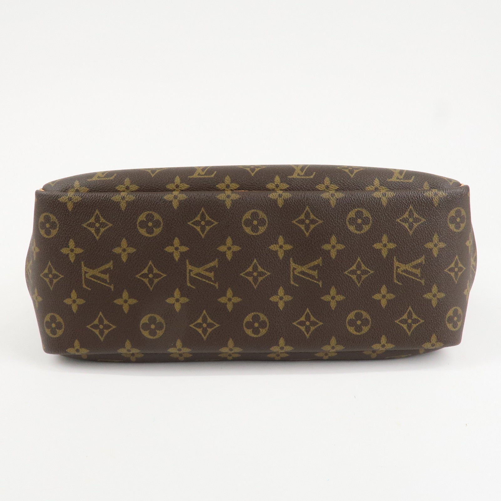 Louis Vuitton Monogram Deauville Hand Bag Brown M47270 Used