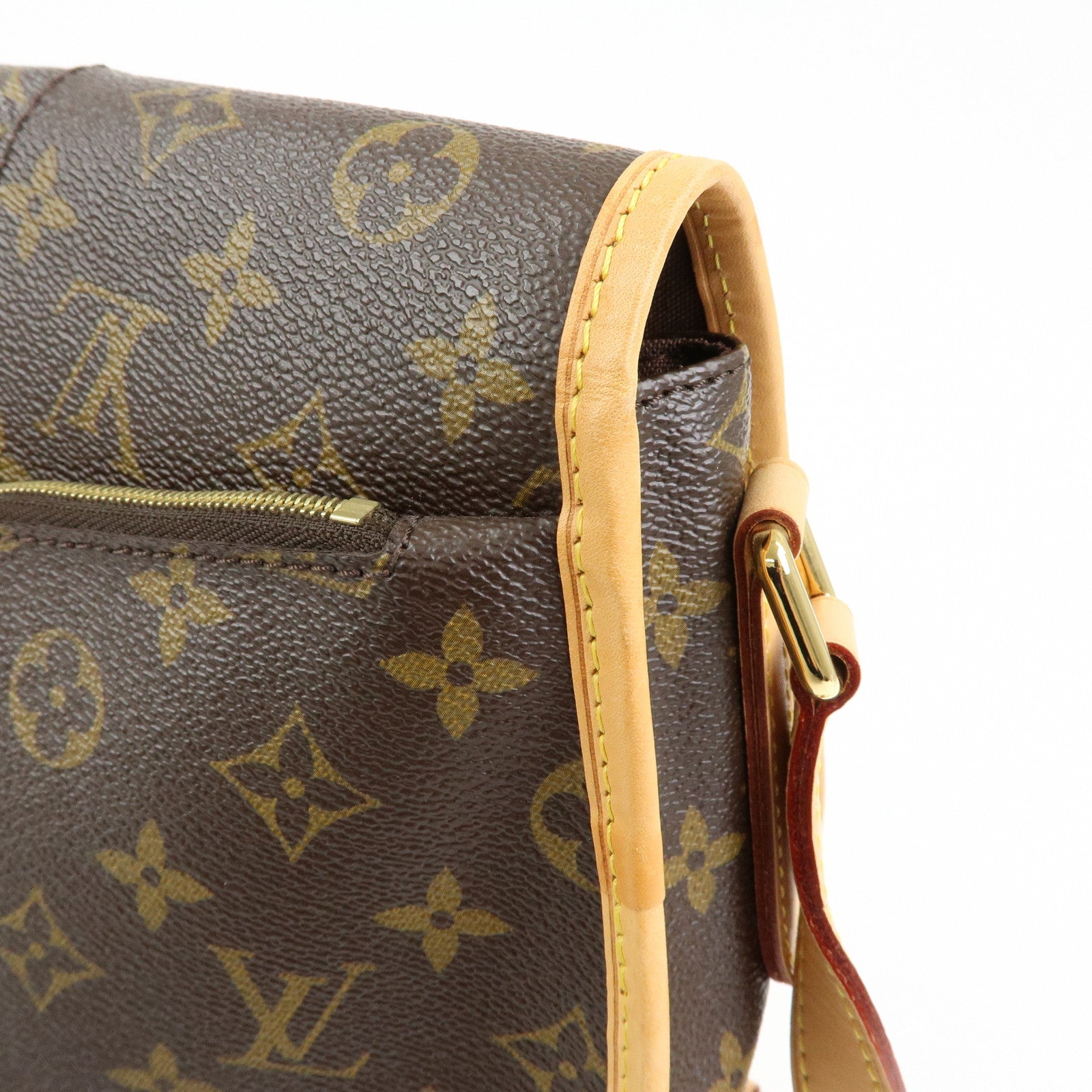 Louis Vuitton Monogram Menilmontant MM Shoulder Bag Brown M40473