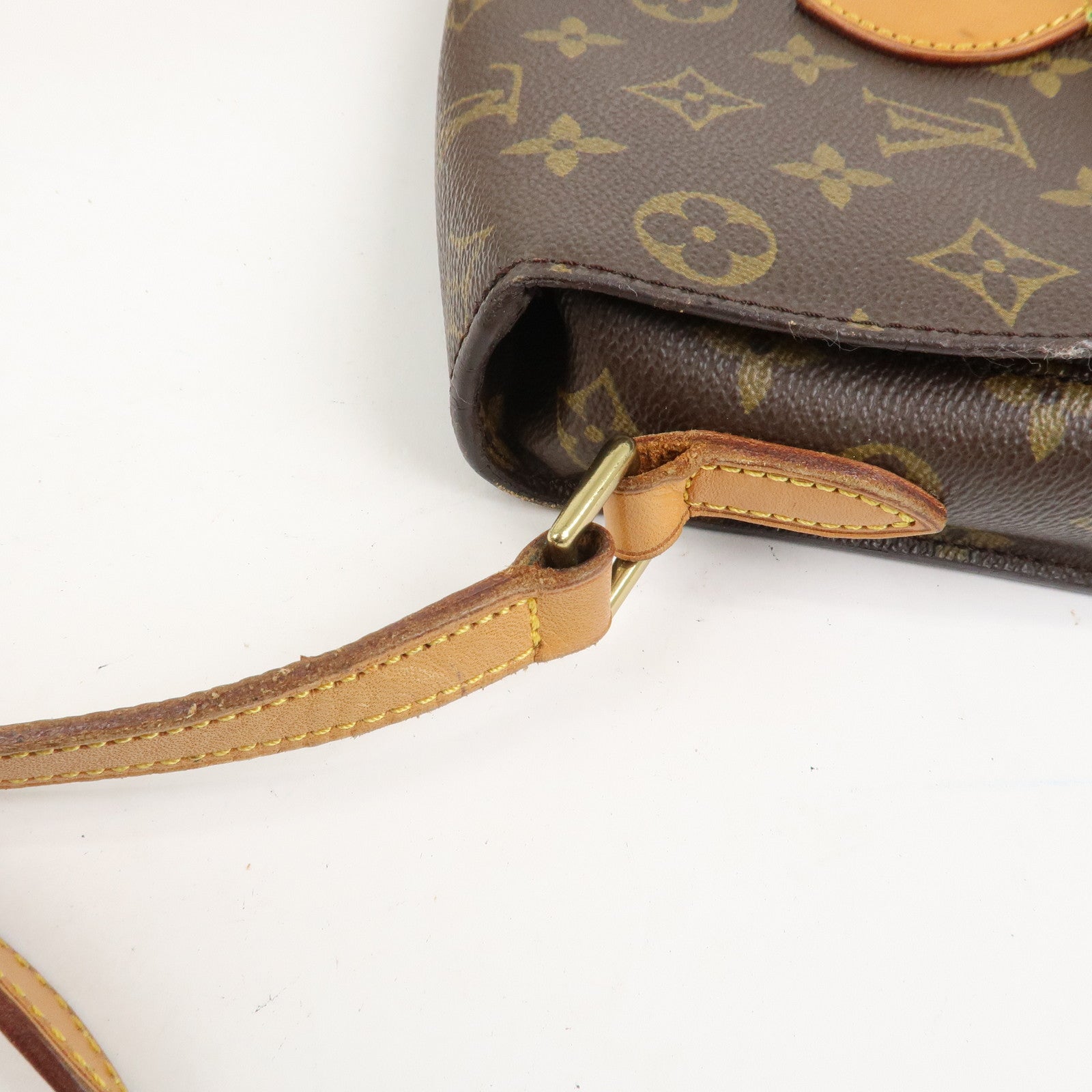 Louis Vuitton Monogram Saint Cloud MM Shoulder Bag Brown M51243