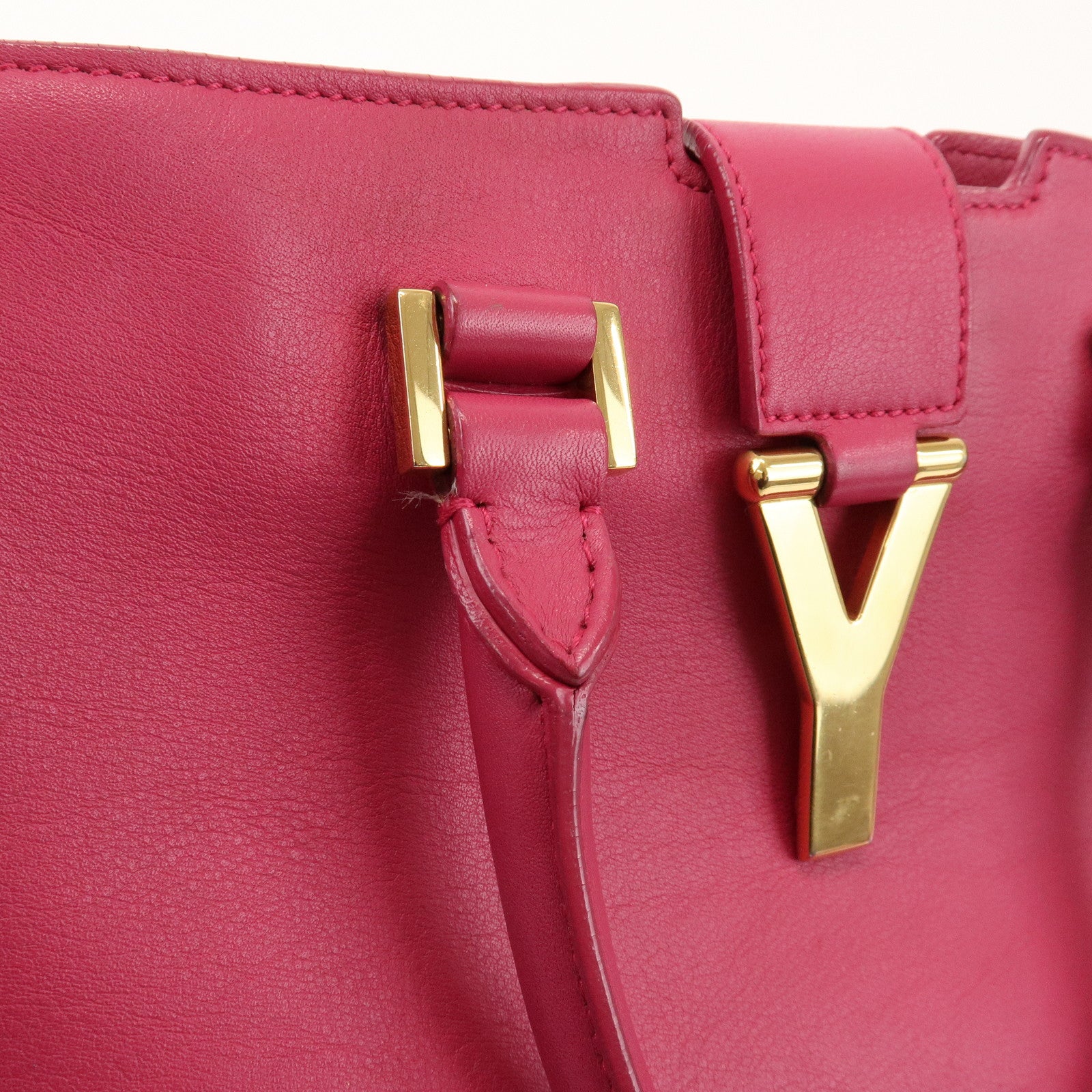 SAINT LAURENT PARIS Petit Cabas Y Line Leather 2Way Bag 311210