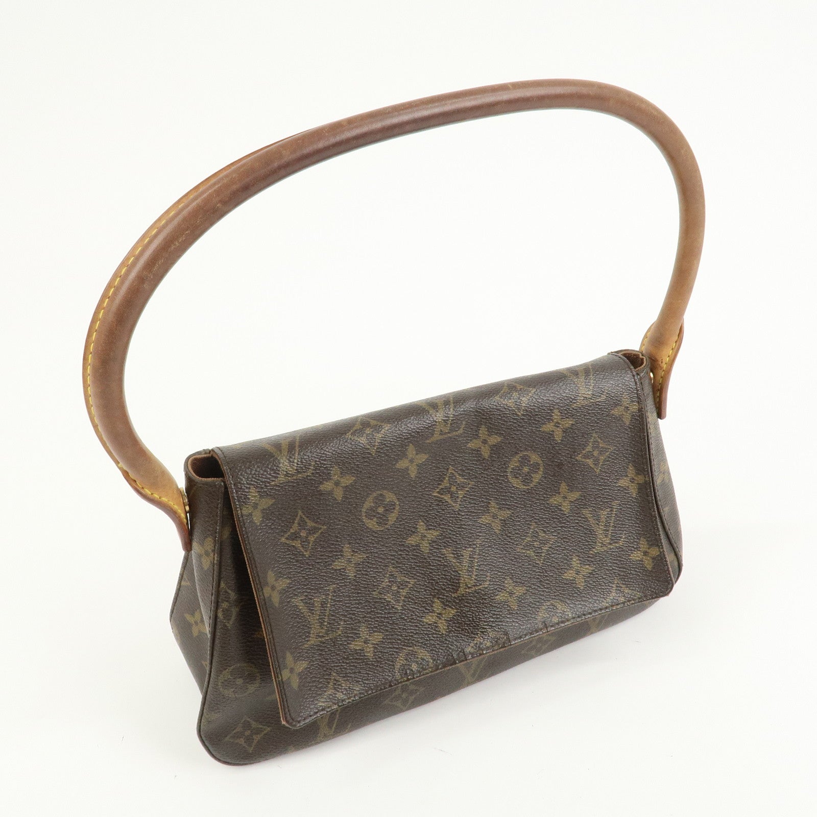 Louis Vuitton Monogram Mini Looping Shoulder Bag Brown M51147
