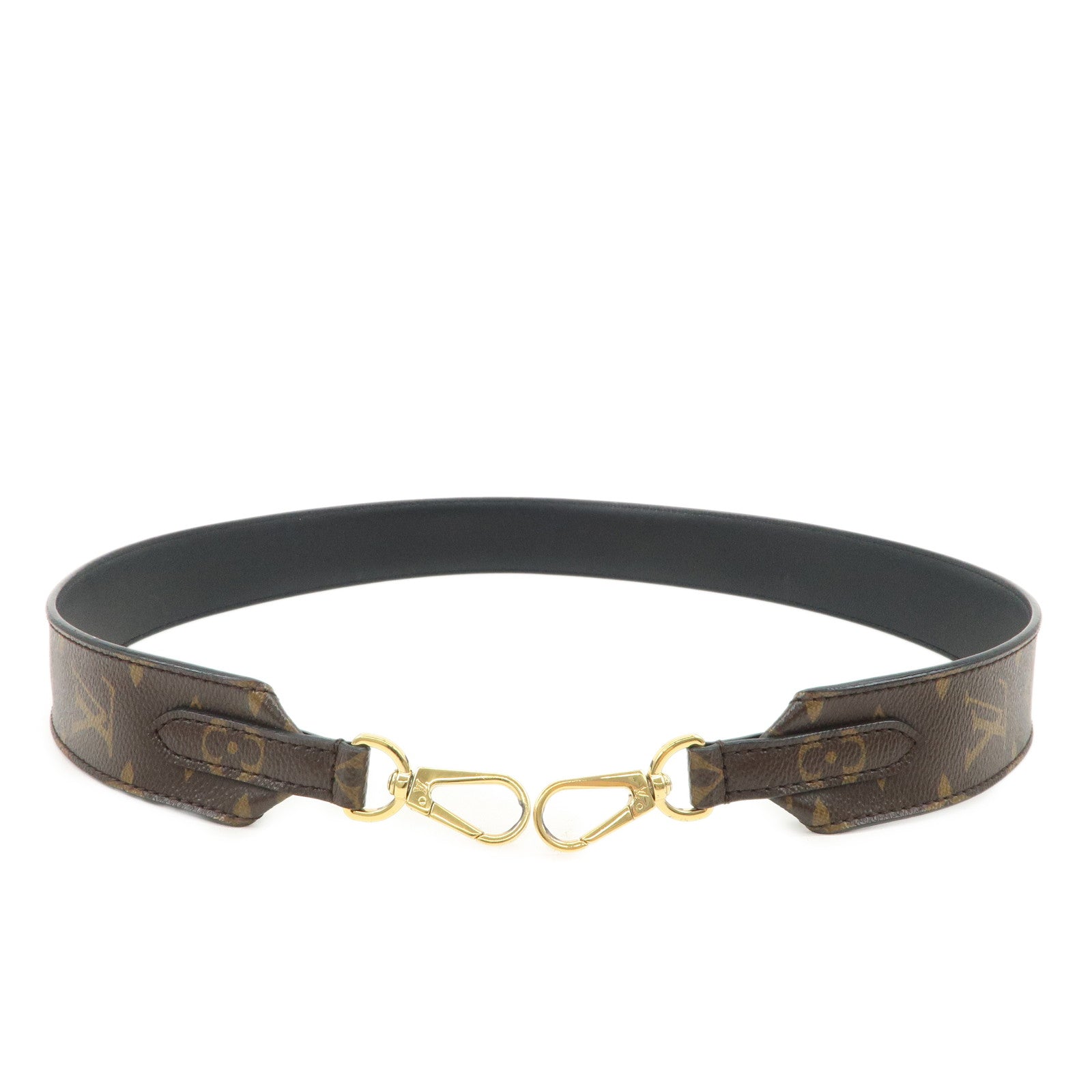 Louis Vuitton Monogram Canvas Shoulder Strap 90cm Noir J02288