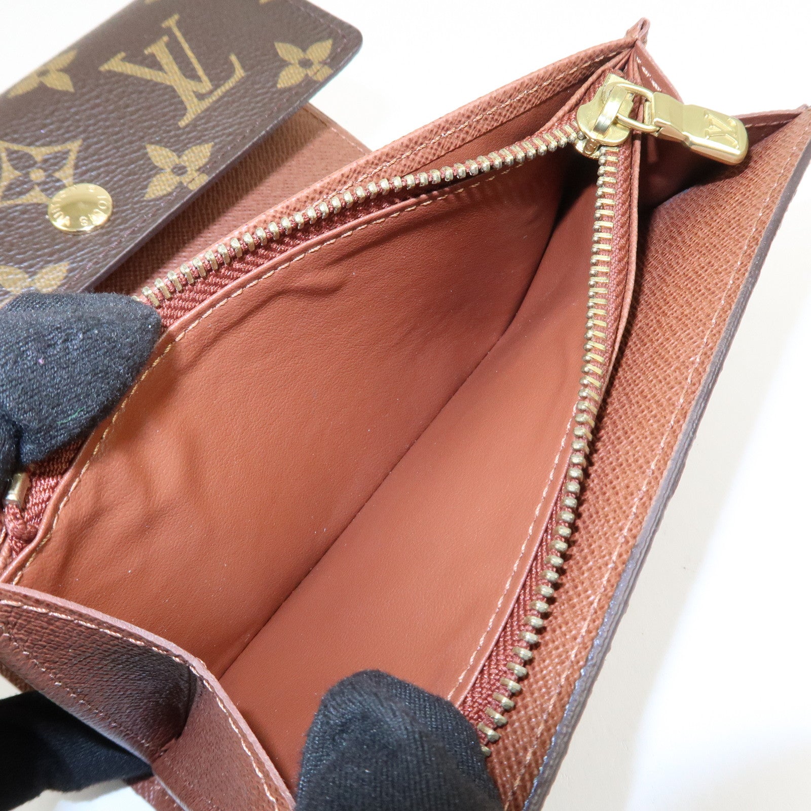 Louis Vuitton Monogram Portefeuille Alexandra Wallet Brown M60047