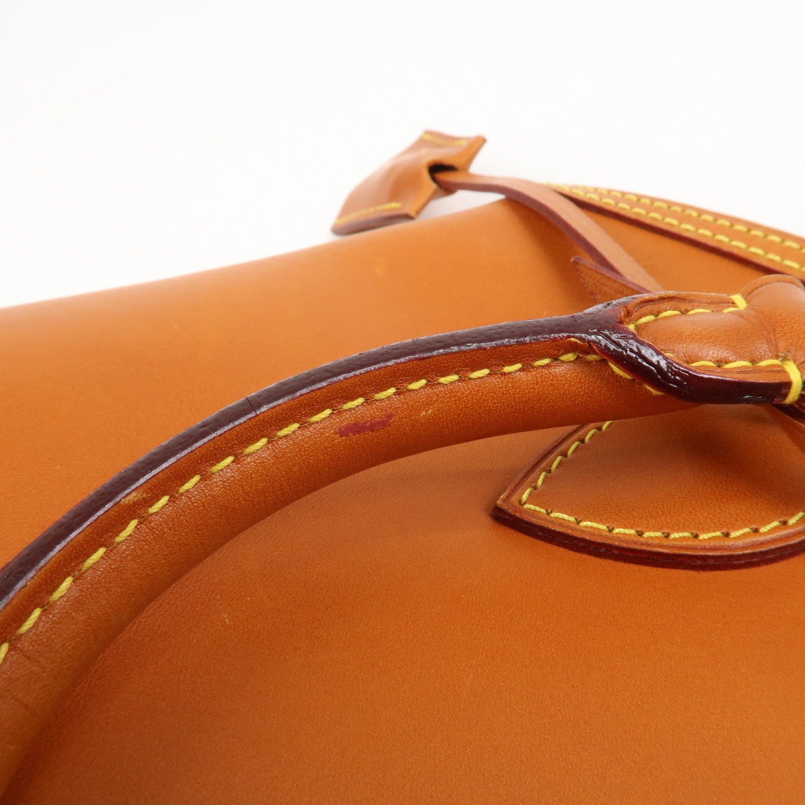 Louis Vuitton Lockit Nomade Leather Hand Bag Caramel Brown M85388
