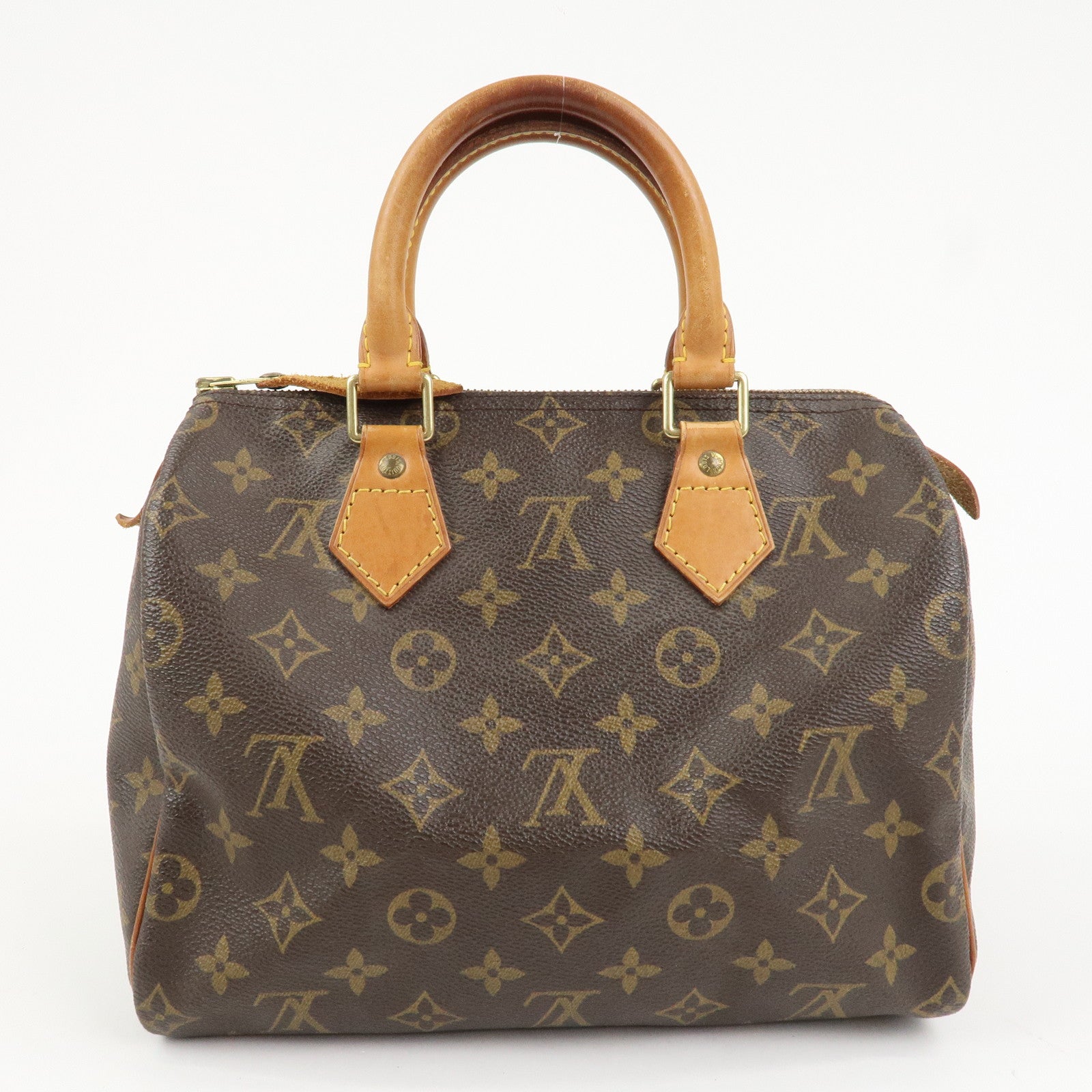 Louis Vuitton Monogram Speedy 25 Boston Bag Brown M41528