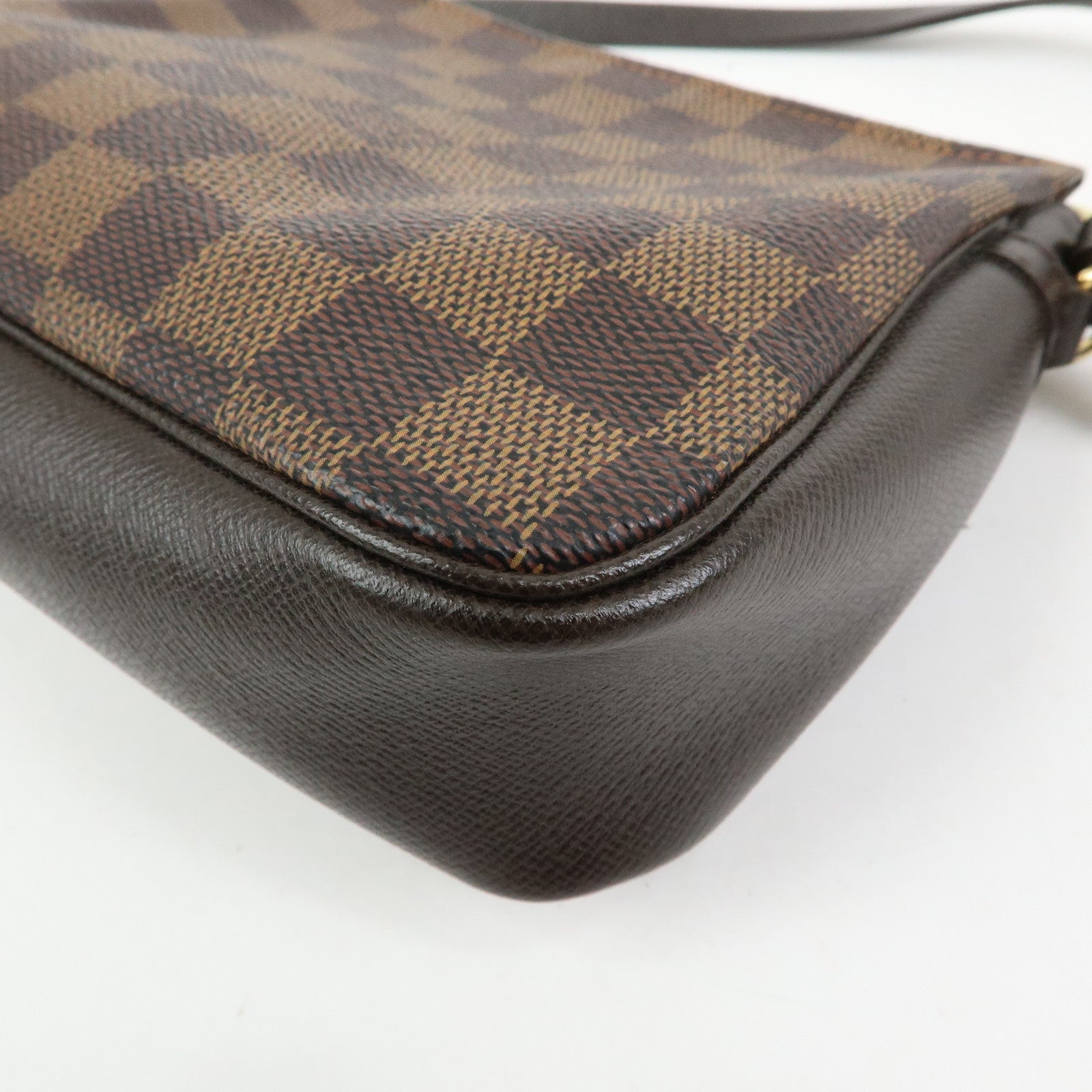 Louis Vuitton Damier Trousse Makeup Accessory Pouch Brown N51982