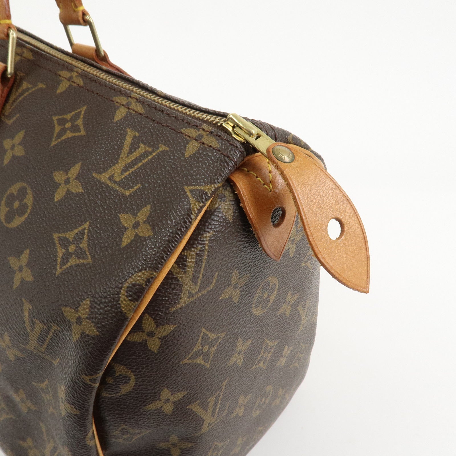 Louis Vuitton Monogram Speedy 40 Hand Bag Boston Bag Brown M41522
