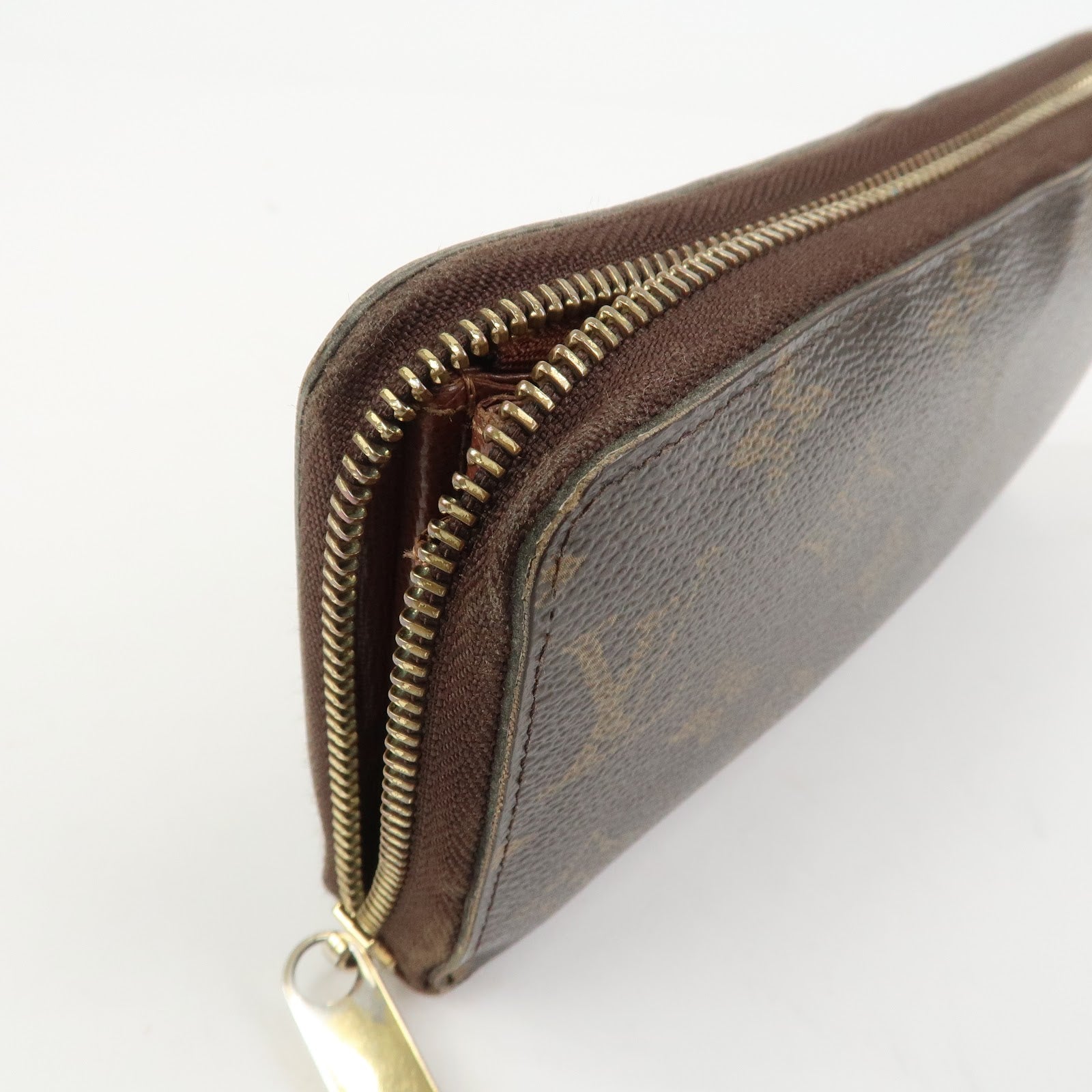 Louis Vuitton Monogram Zippy Round Long Wallet Brown M42616