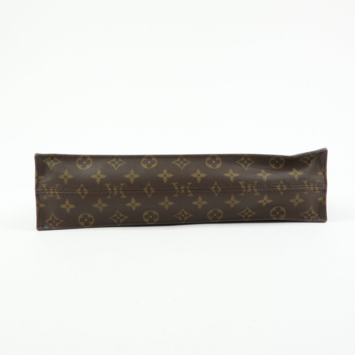 Louis Vuitton Monogram Sac Plat Tote Bag Hand Bag Brown M51140