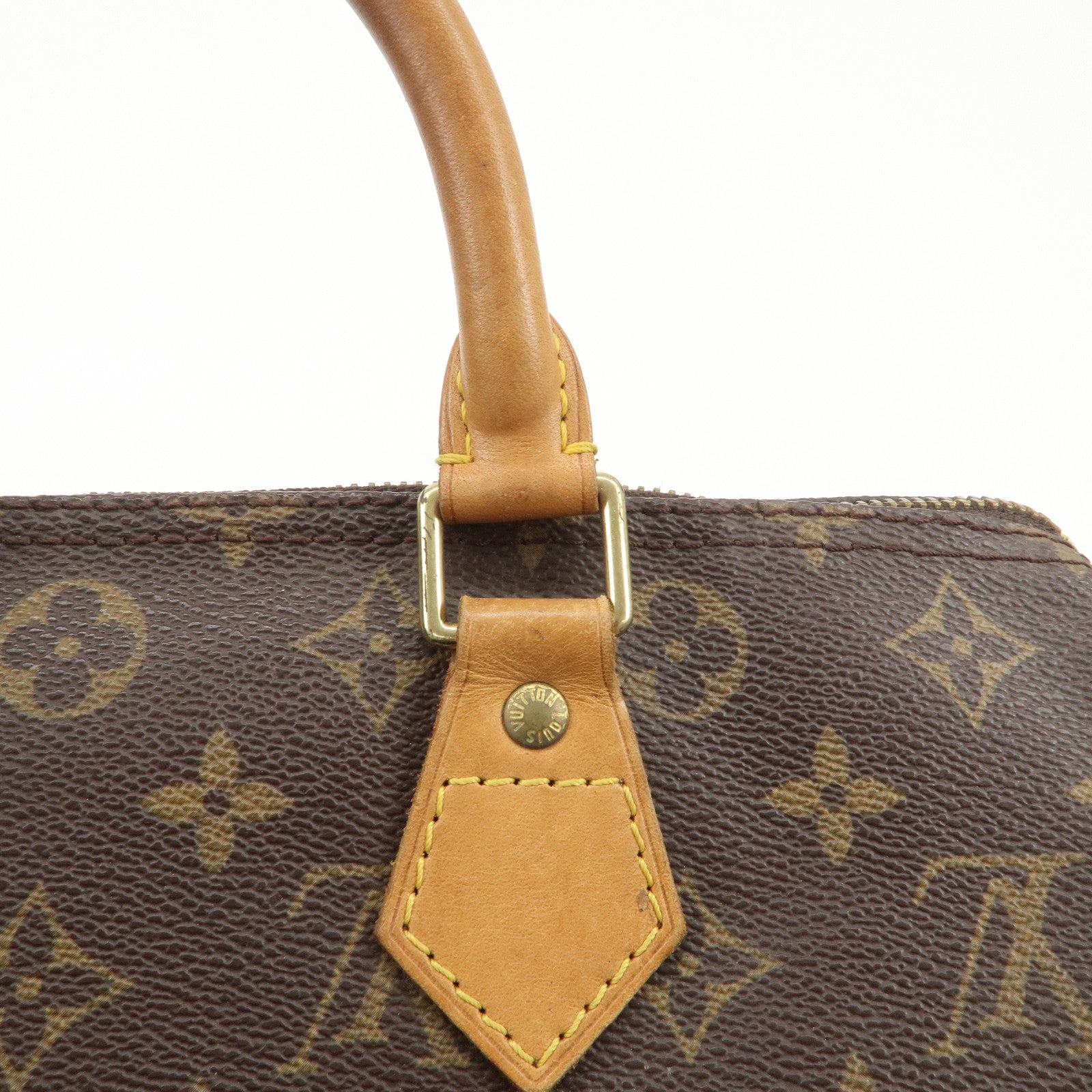 Louis Vuitton Monogram Speedy 30 Hand Bag Boston Bag M41526 Used