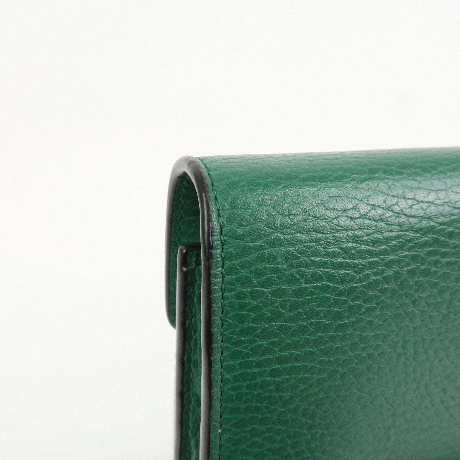 GUCCI Dionysus Leather Chain Shoulder Bag Green 401231