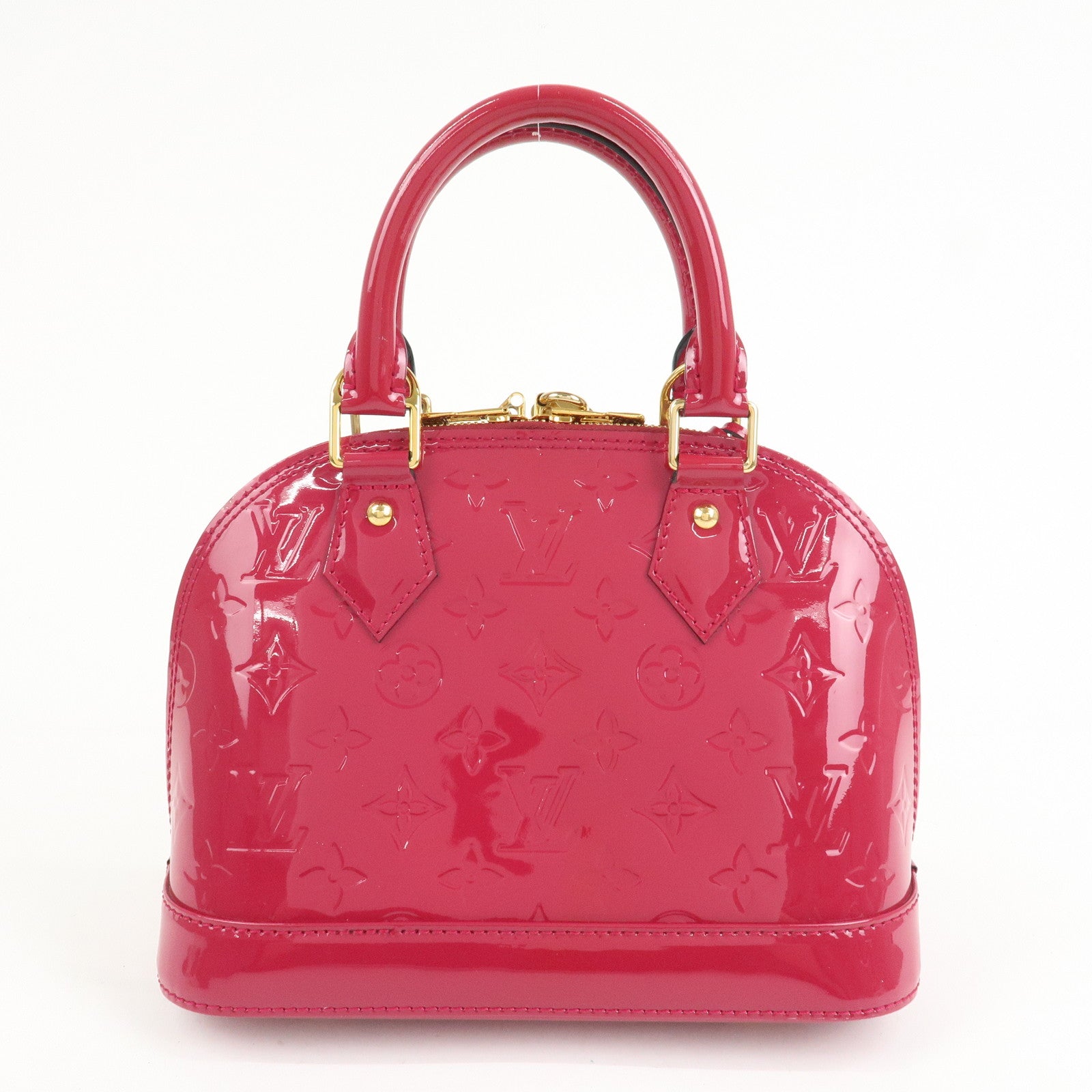 Louis Vuitton Monogram Vernis Alma BB 2Way Bag Rose Indien M91771