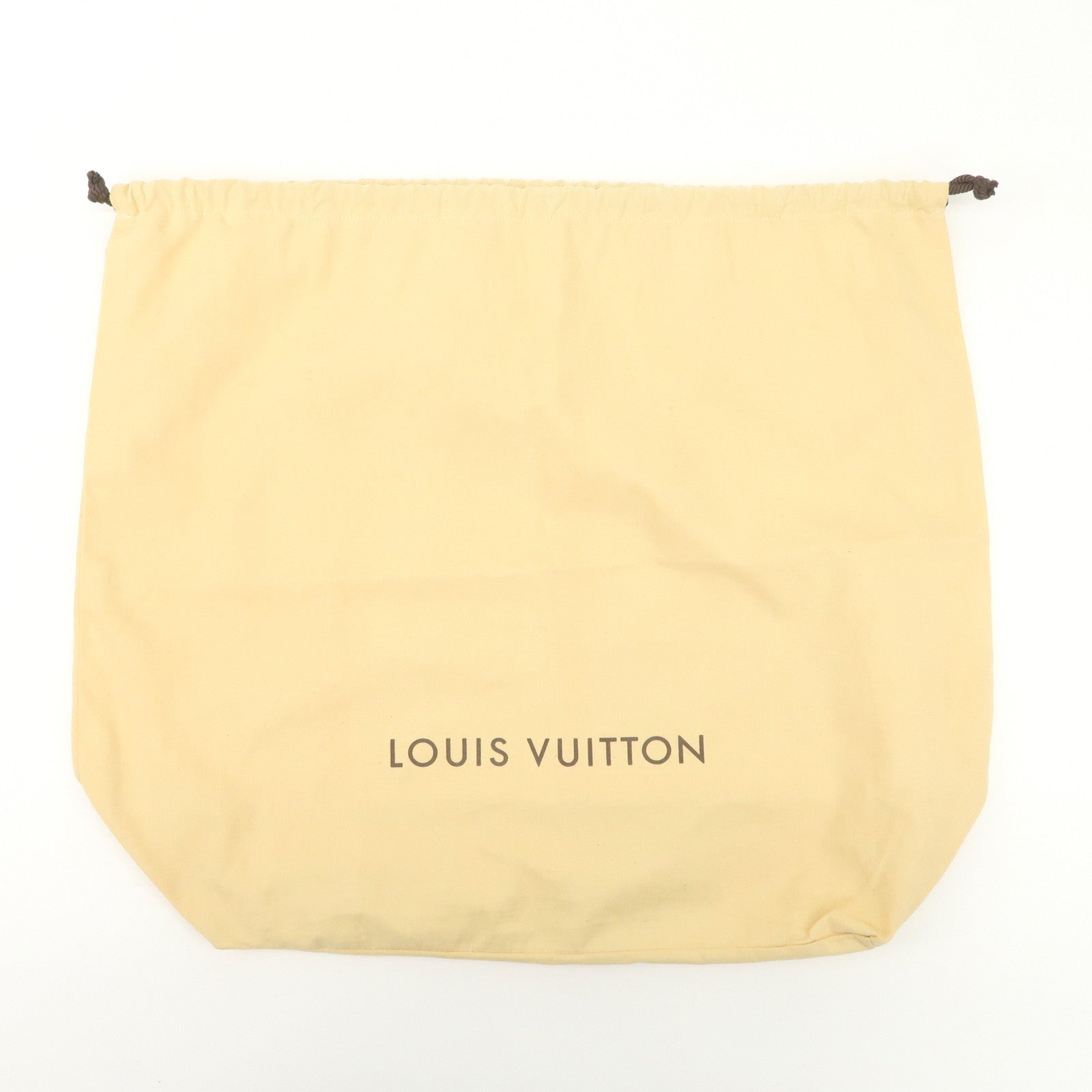 Louis Vuitton Set of 7 Dust Bag Storage Bag Drawstring Style Beige
