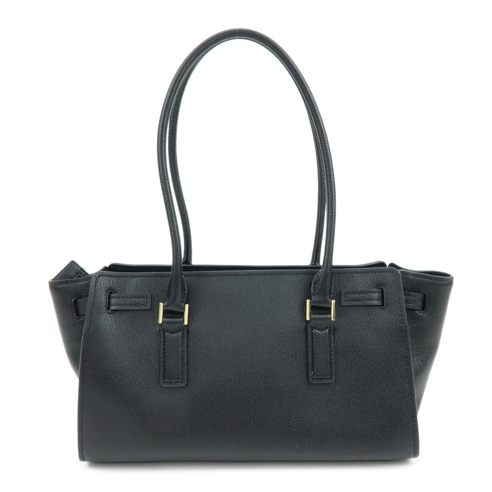 MICHAEL KORS Hamilton Modern Leather Shoulder Bag Black