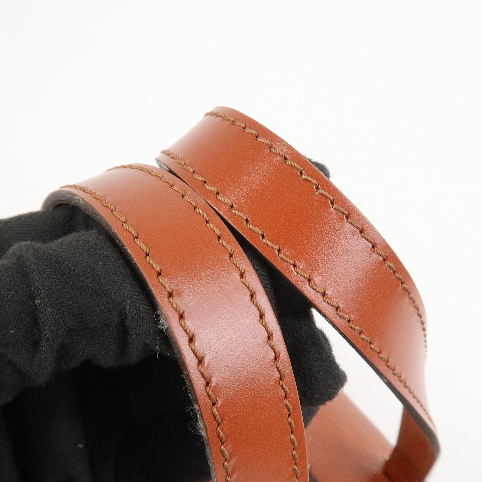 Louis Vuitton Epi Leather Soufflot Hand Bag Kenya Brown M52223