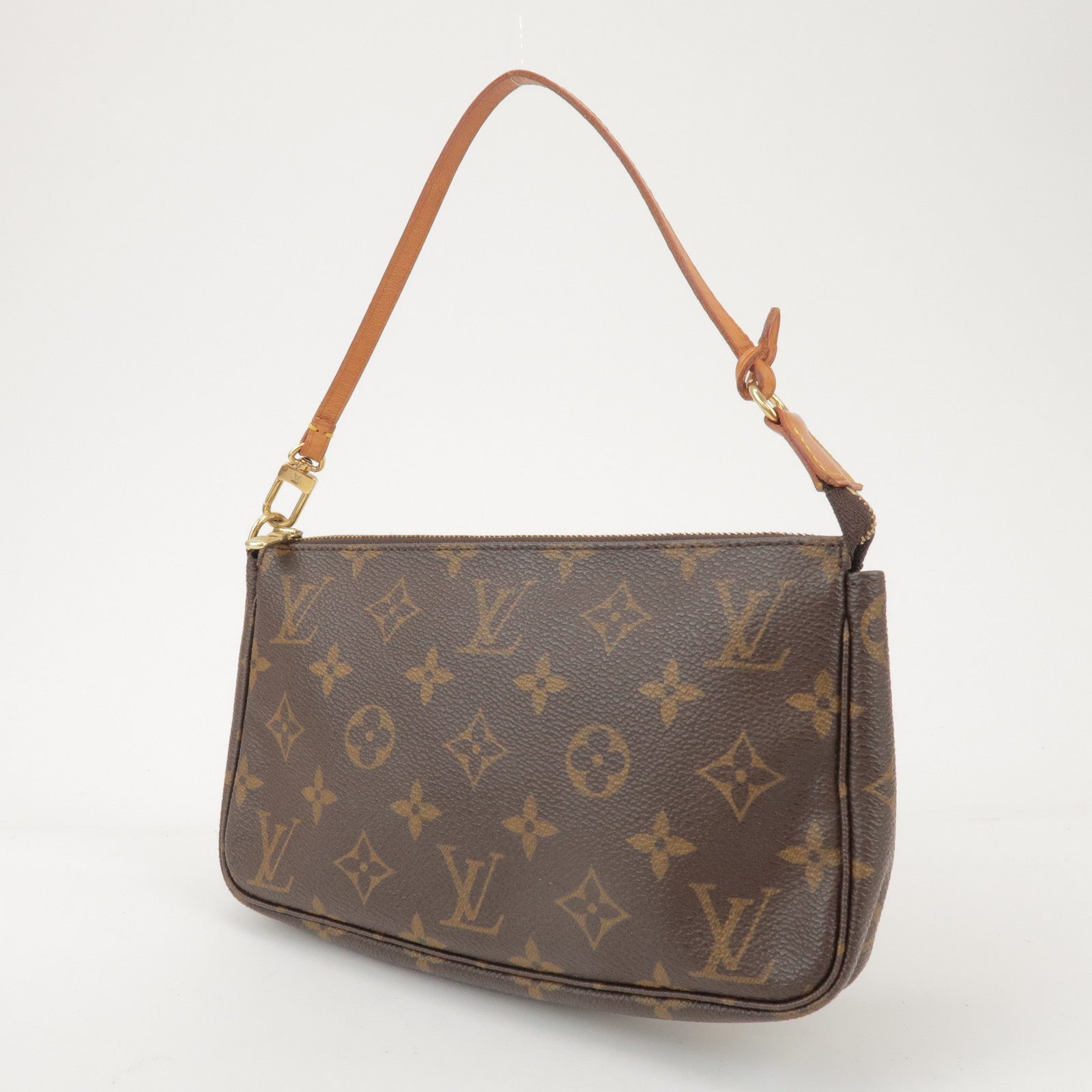 Louis Vuitton Monogram Pochette Accessoires Pouch Hand Bag M51980
