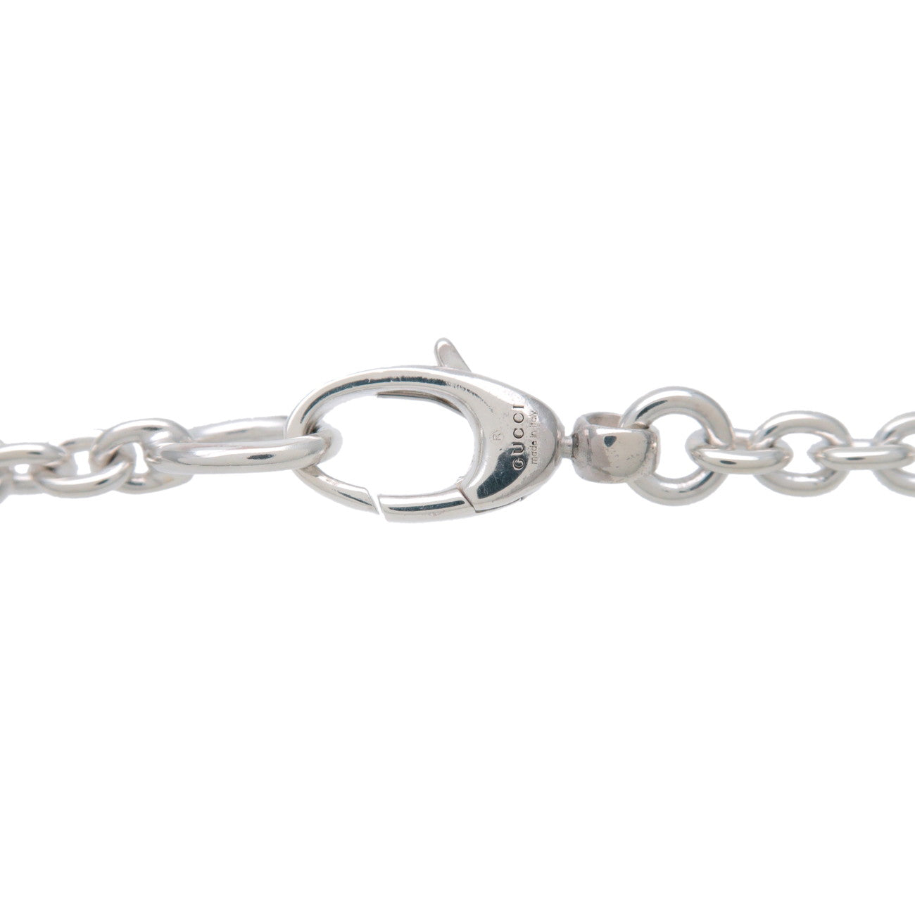 GUCCI Interlocking G Chain Necklace SV925 Silver