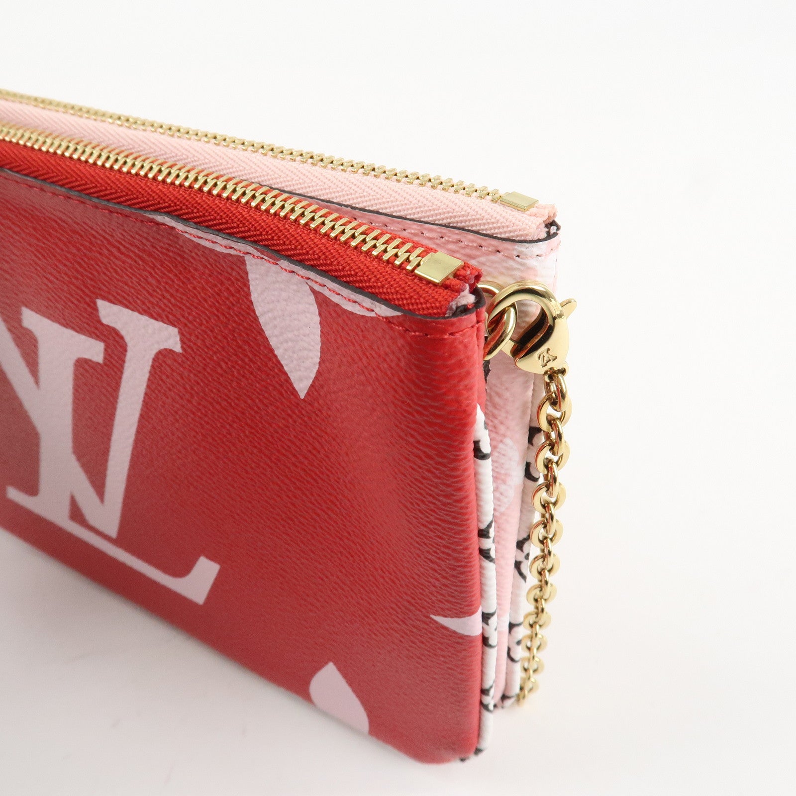 Louis Vuitton Monogram Giant Pochette Double Zip Pouch Rouge M67561 Used