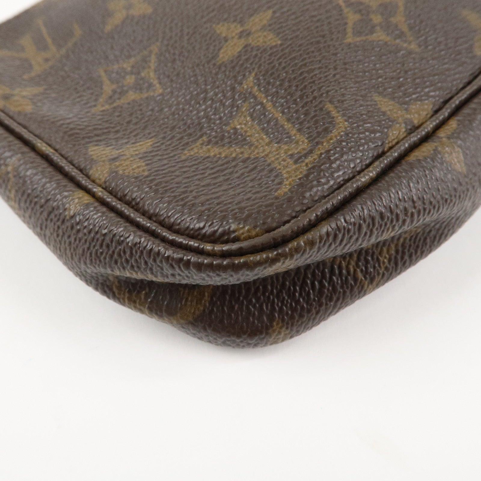 Louis Vuitton Monogram Pochette Accessoires Hand Bag Brown M51980 Used