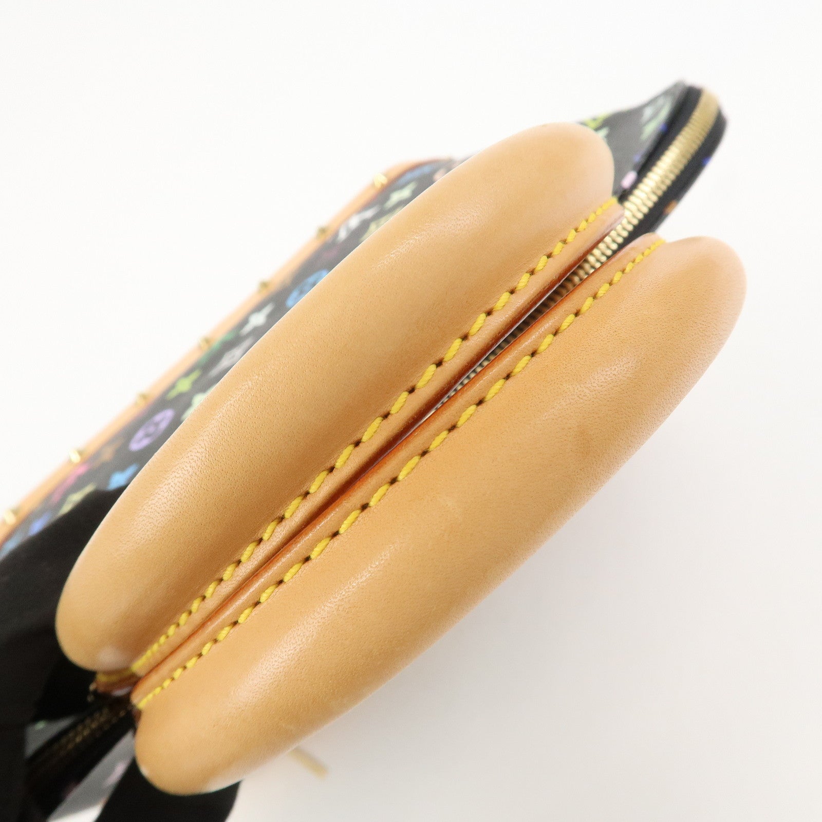 Louis Vuitton Monogram Multicolor Alma Hand Bag Noir M92646