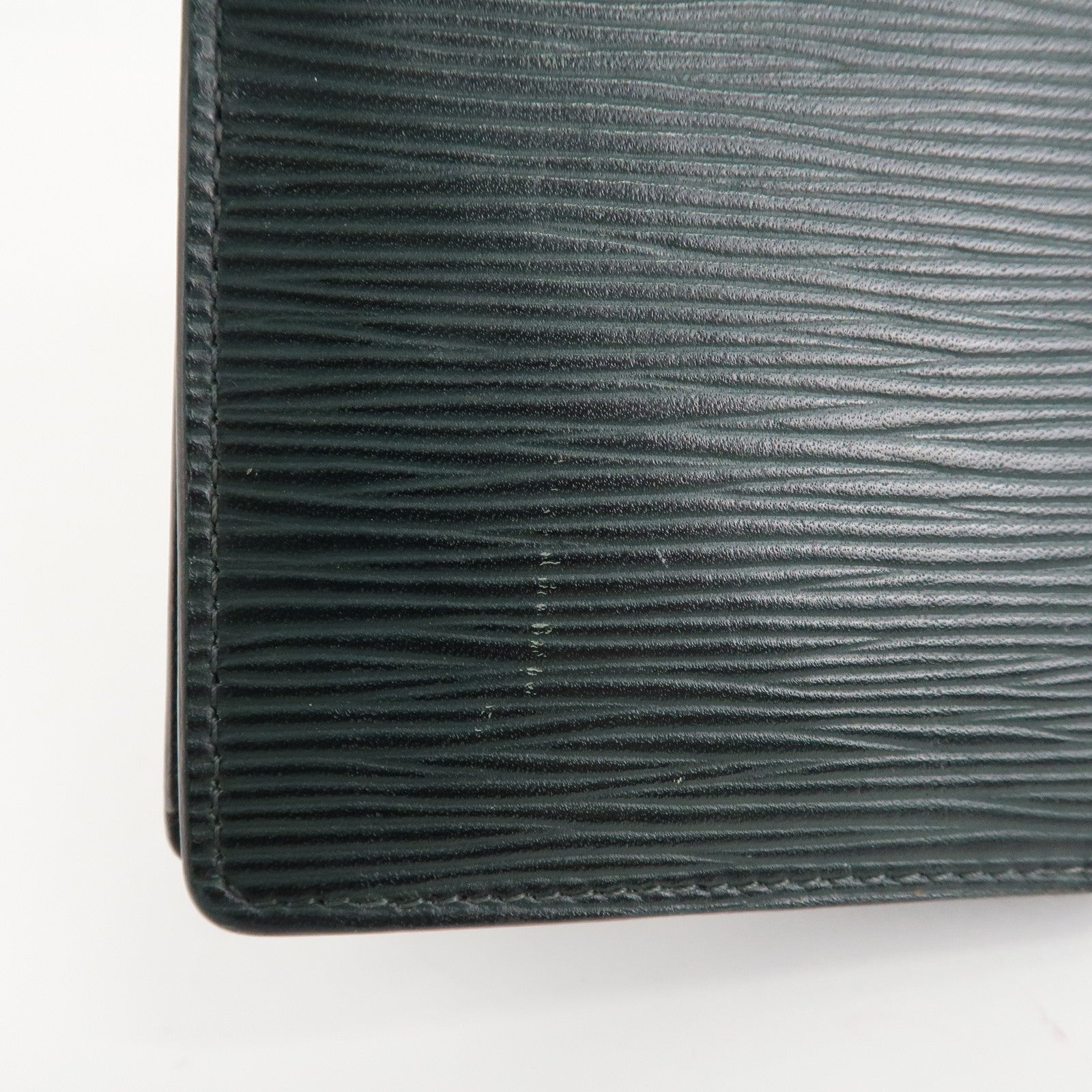 Louis Vuitton Epi Leather Long Wallet Dark Green Used