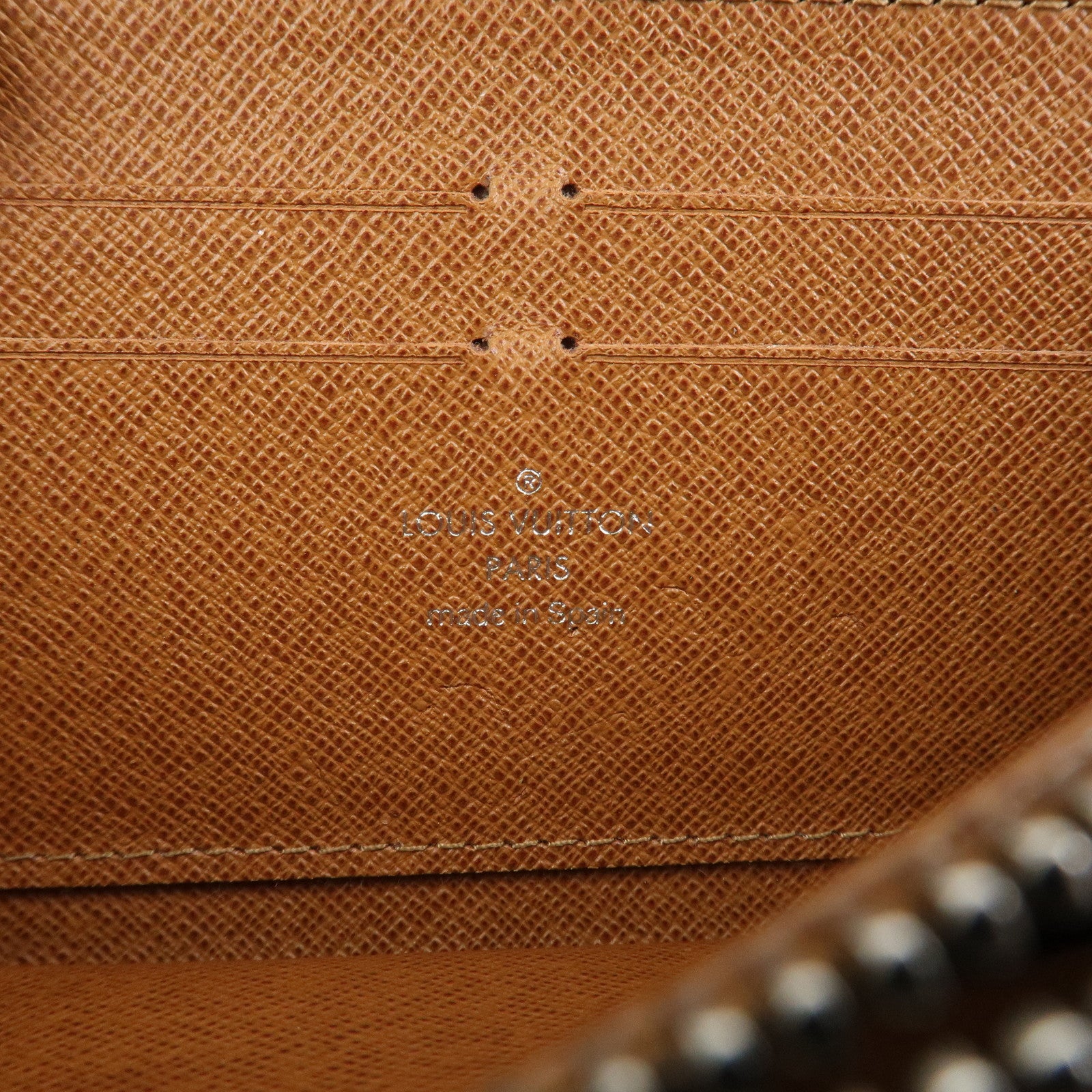 Louis Vuitton Epi Leather Zippy Long Wallet Cannelle M6007I