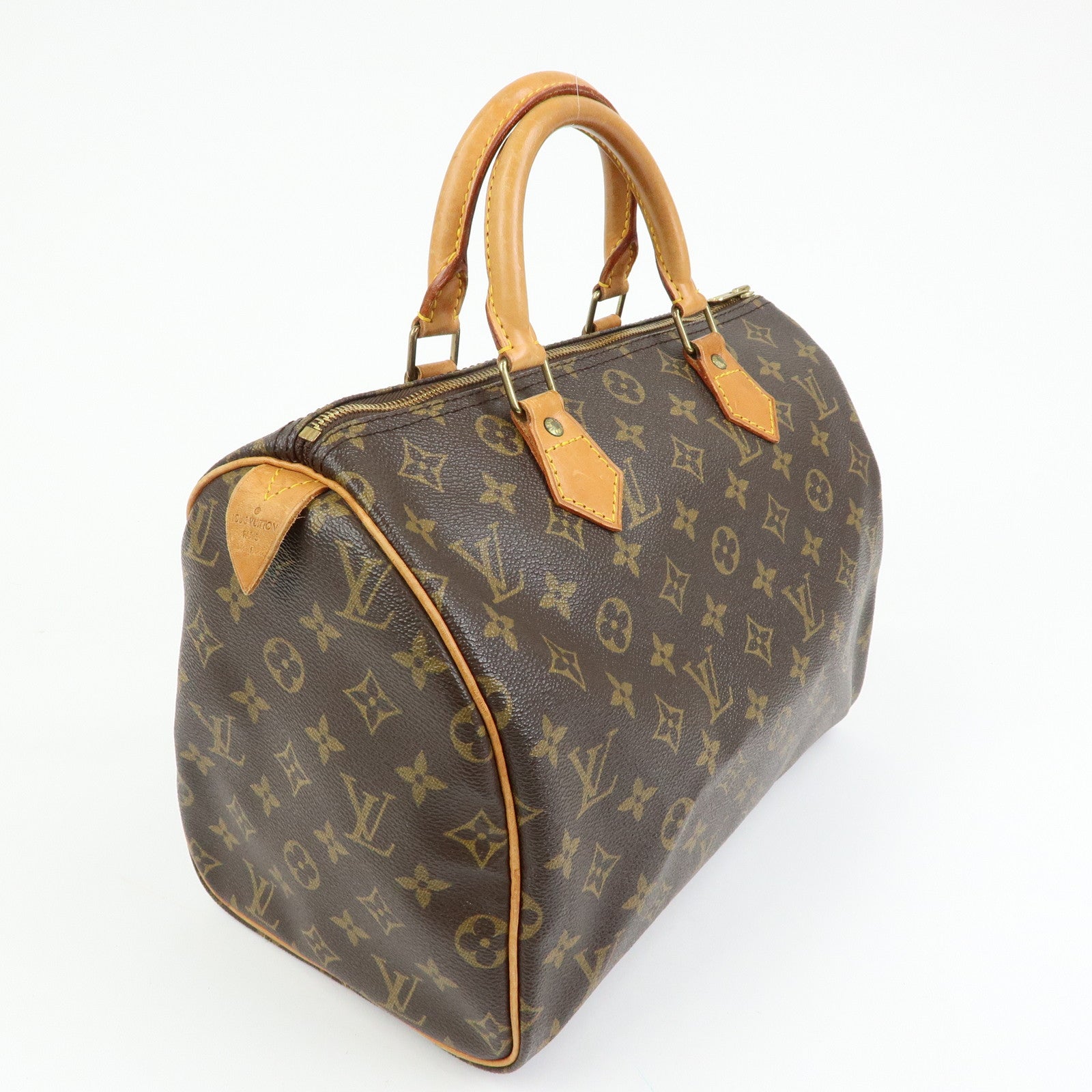 Louis Vuitton Monogram Speedy 30 Boston Bag Hand Bag Brown M41526