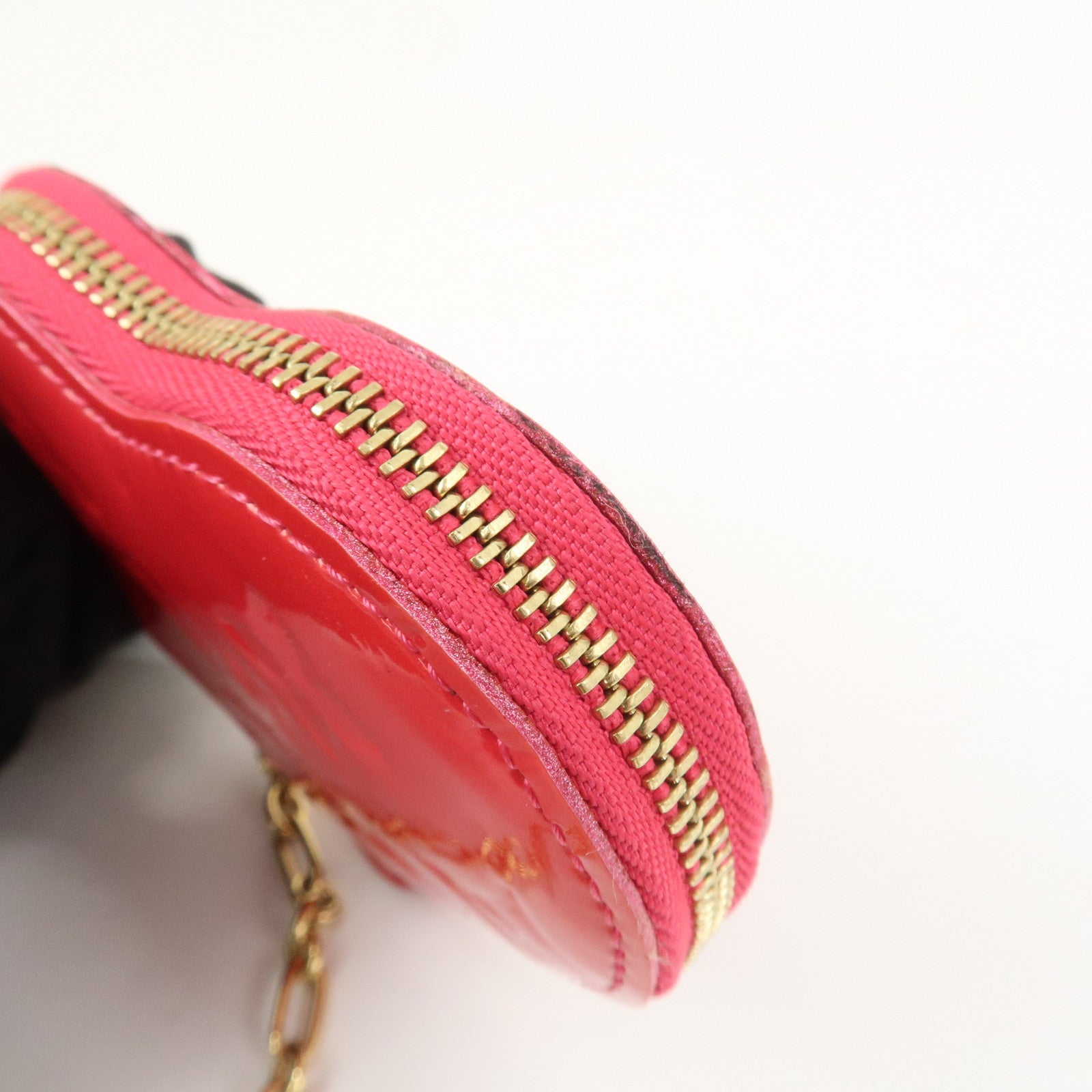 Louis Vuitton Monogram Vernis Porte Monnaie Coeur Coin Case M93657