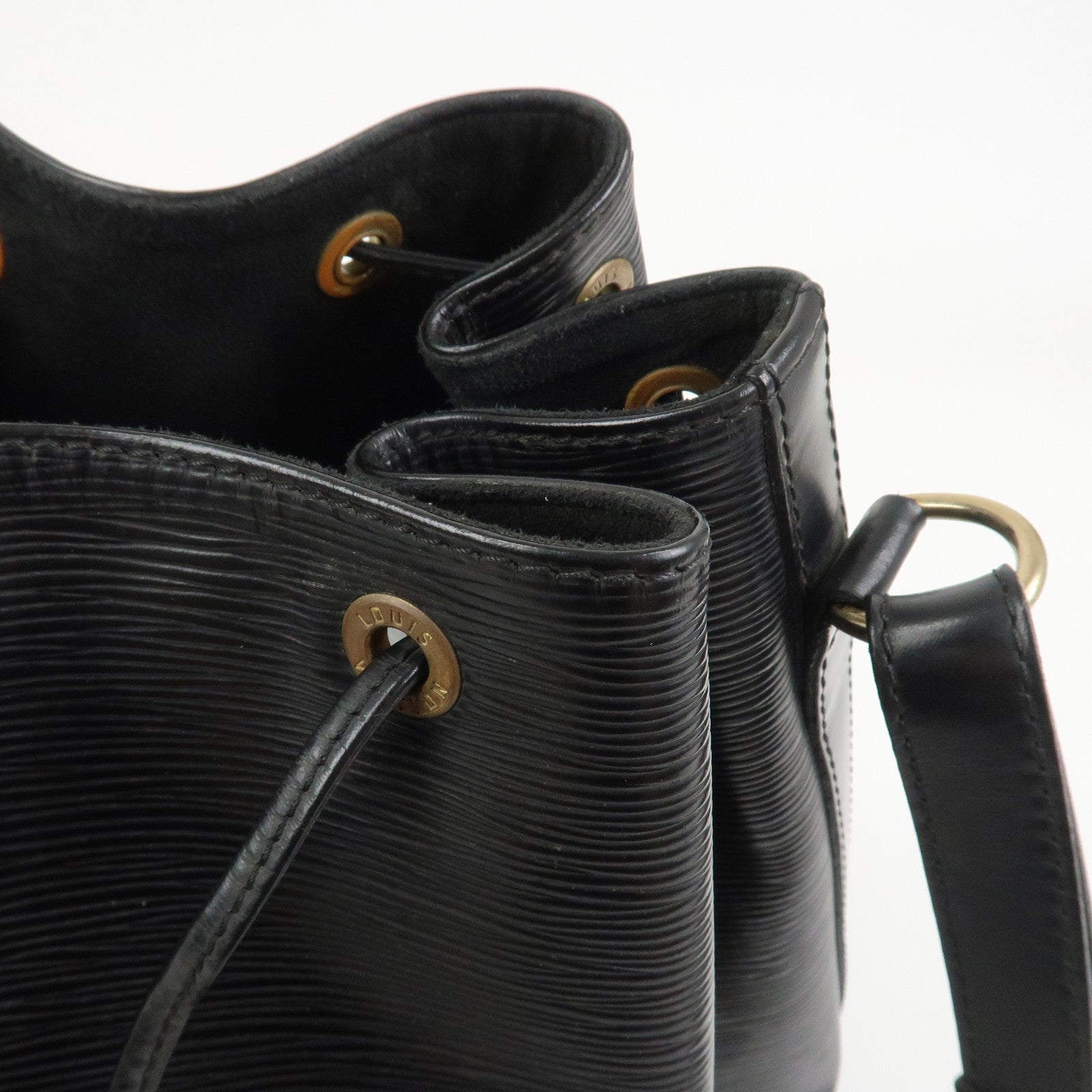 Louis Vuitton Epi Leather Petit Noe Shoulder Bag Noir Black M59012